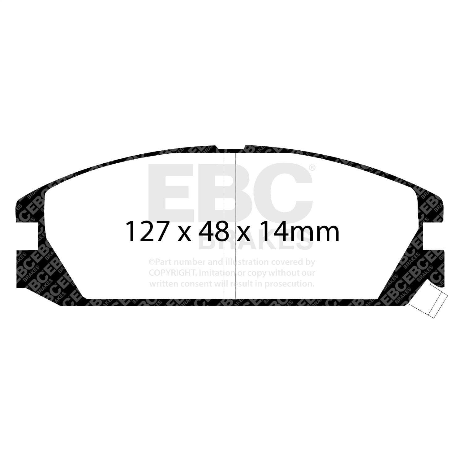 EBC Brakes - DP2623 - Disc Brake Pad image 3