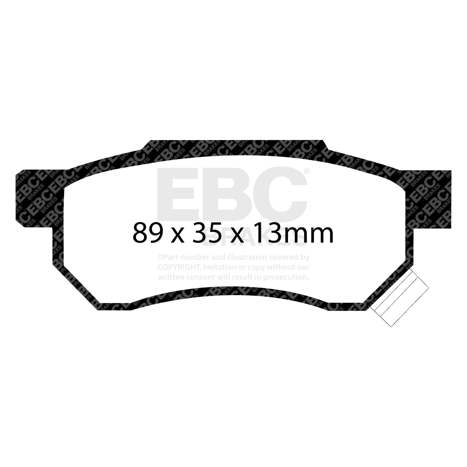 EBC Brakes - DP2642/2 - Disc Brake Pad image 2