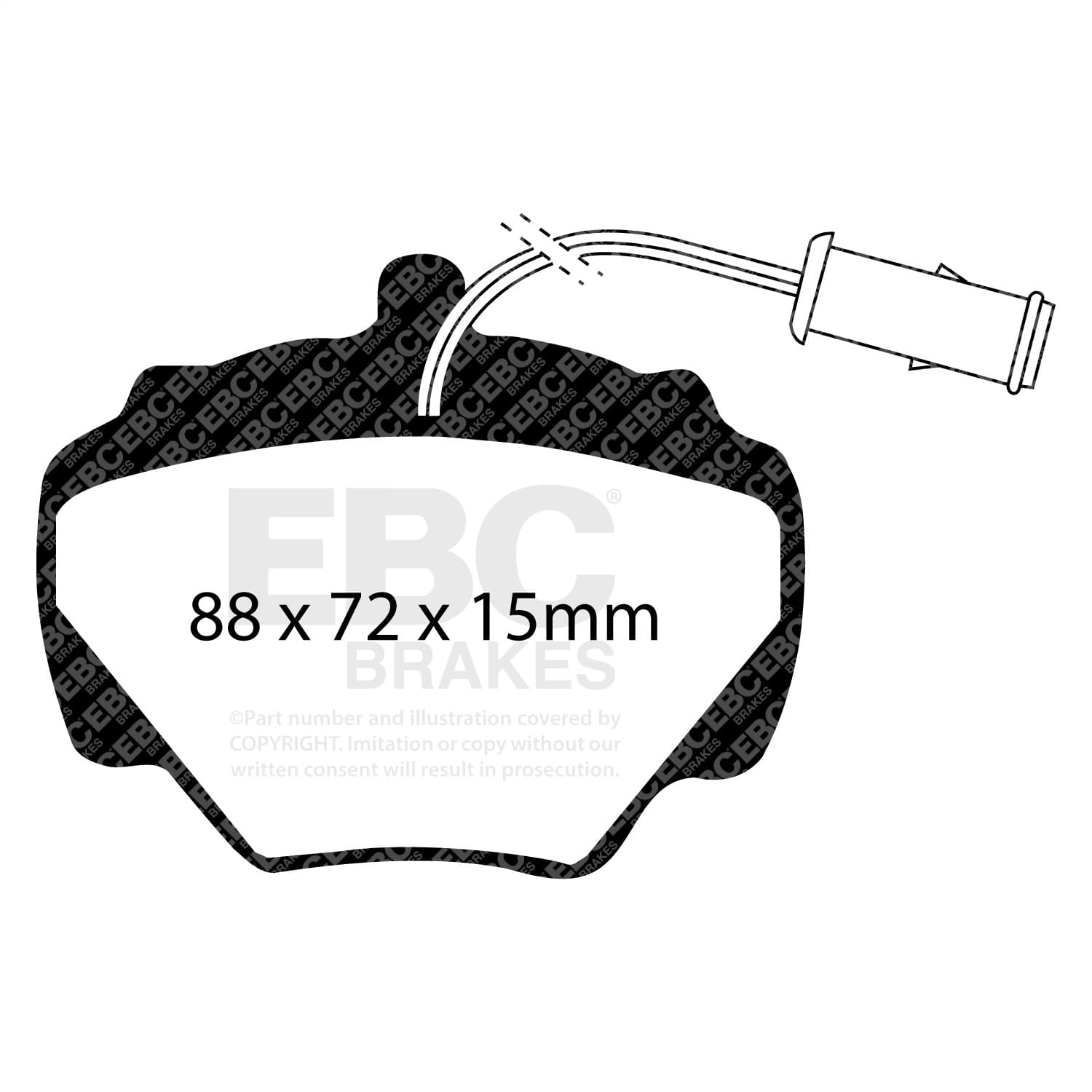 EBC Brakes - DP6663 - Disc Brake Pad image 4