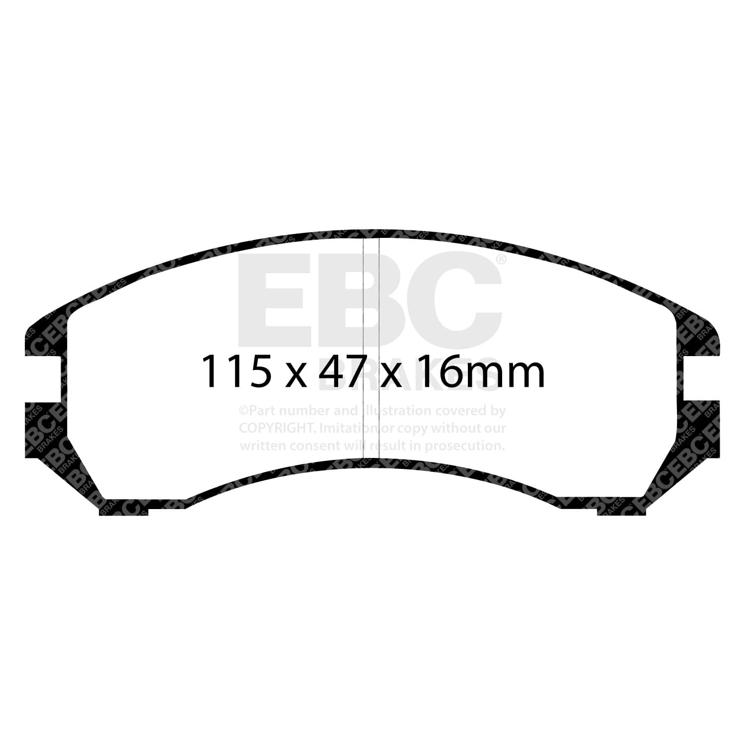EBC Brakes - DP2665 - Disc Brake Pad image 4