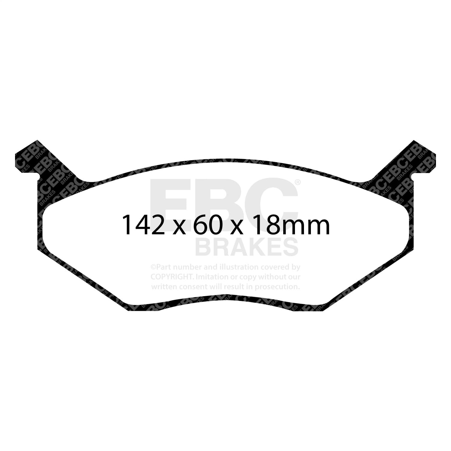 EBC Brakes - DP3678C - Disc Brake Pad image 5