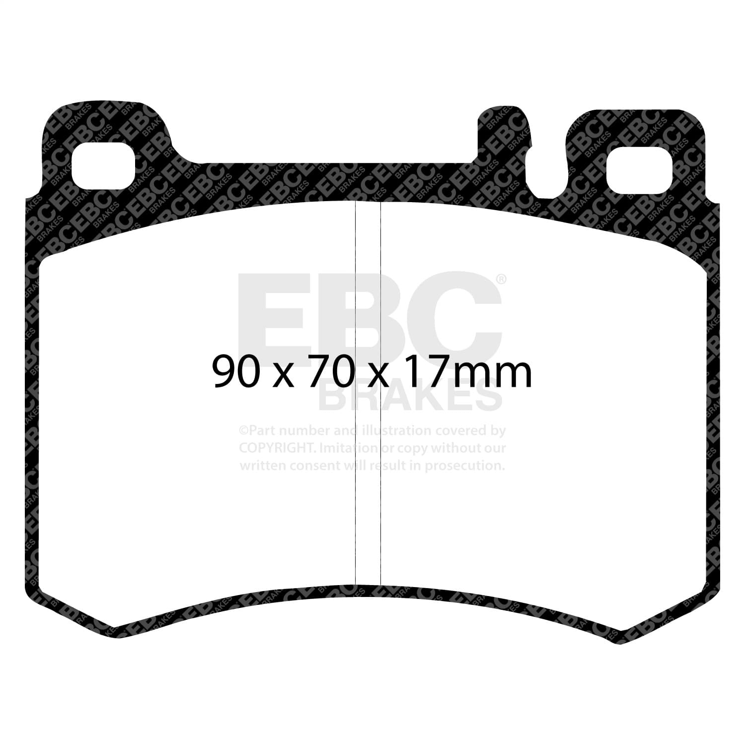 EBC Brakes - UD424 - Disc Brake Pad image 4
