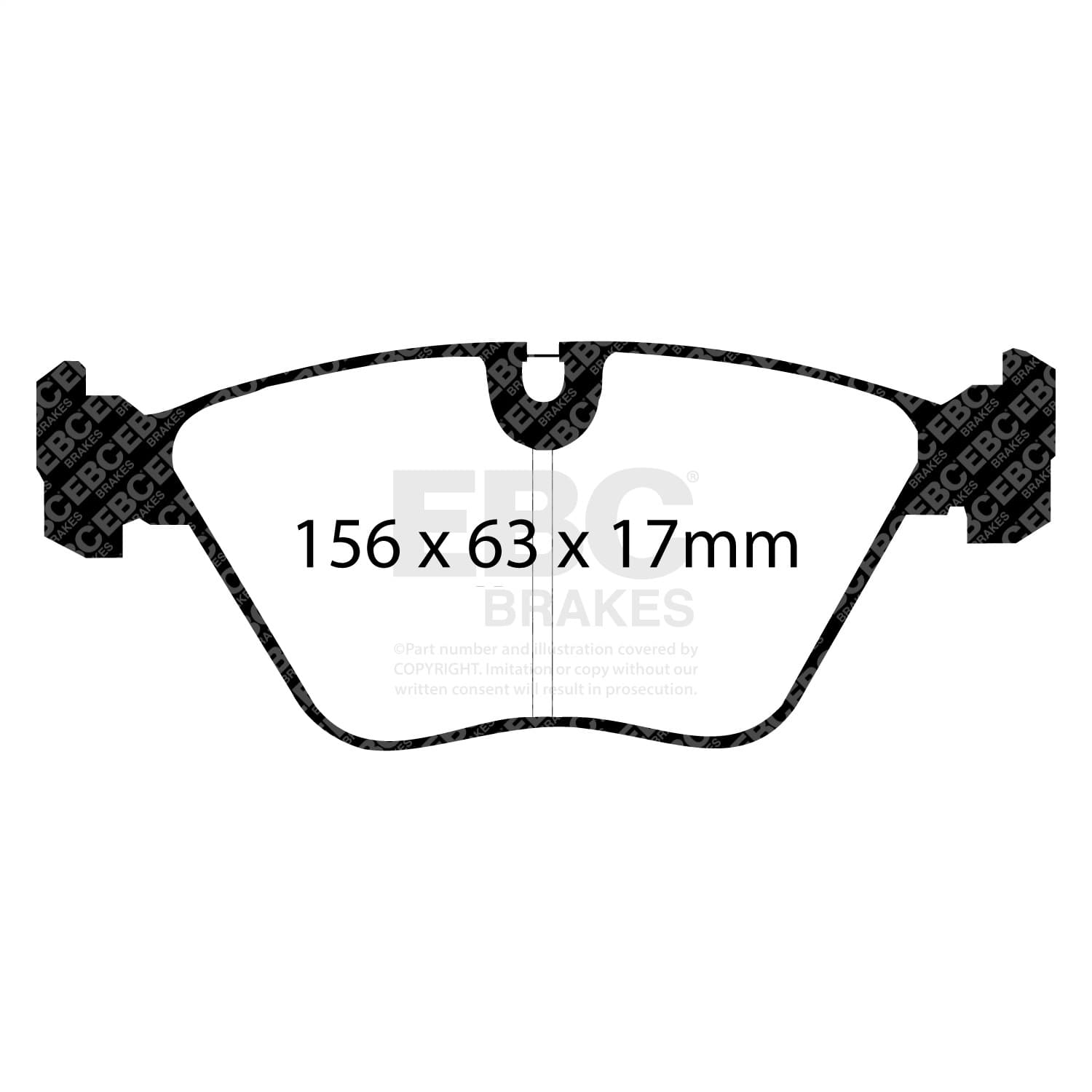 EBC Brakes - DP3689/2C - Disc Brake Pad image 4