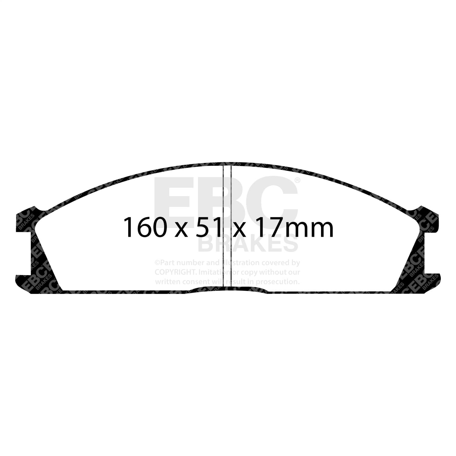 EBC Brakes - DP2691 - Disc Brake Pad image 5