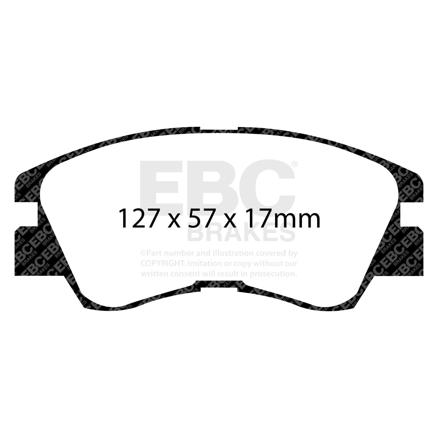 EBC Brakes - DP6716 - Disc Brake Pad image 5