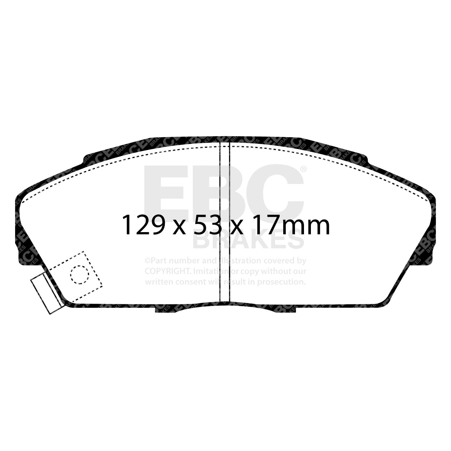 EBC Brakes - DP2719/2 - Disc Brake Pad image 6