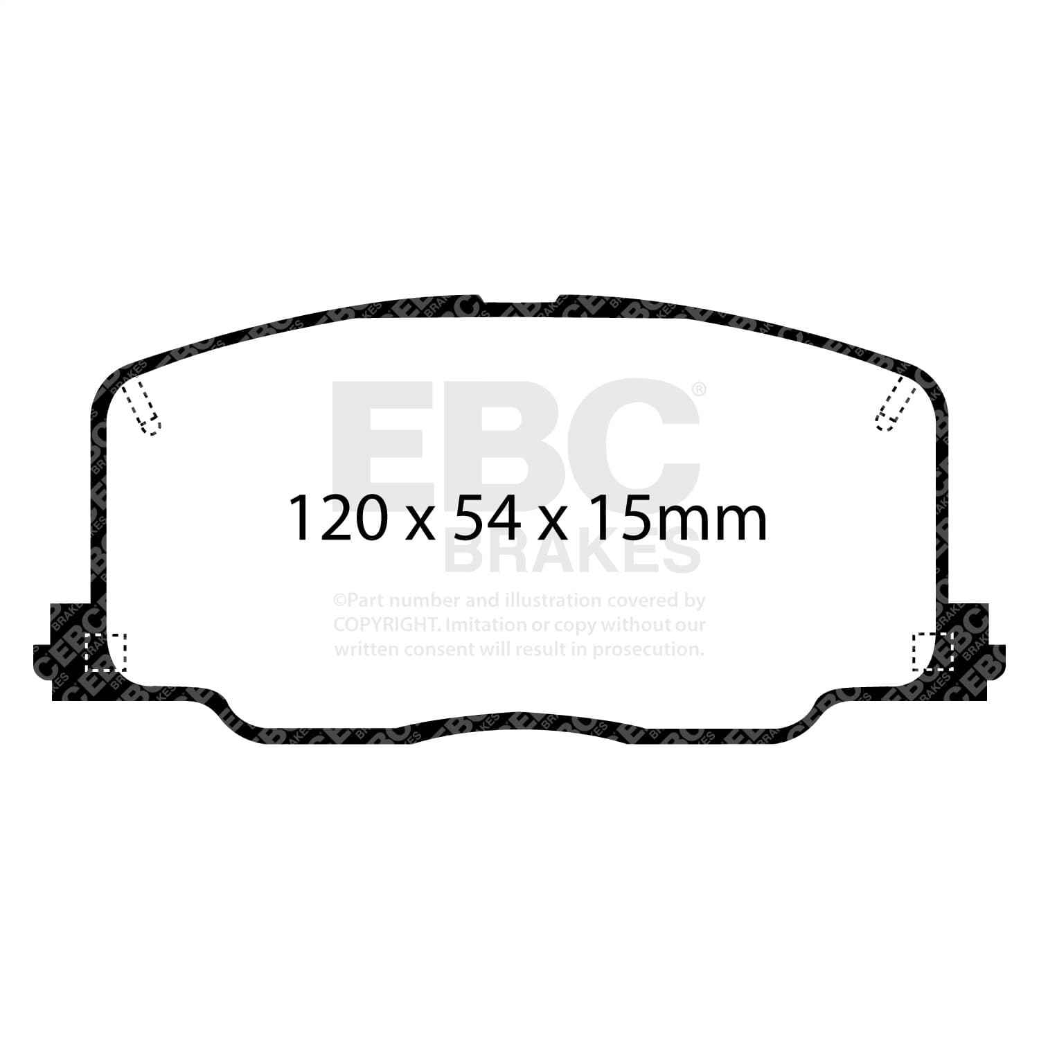 EBC Brakes - DP3725C - Disc Brake Pad image 4