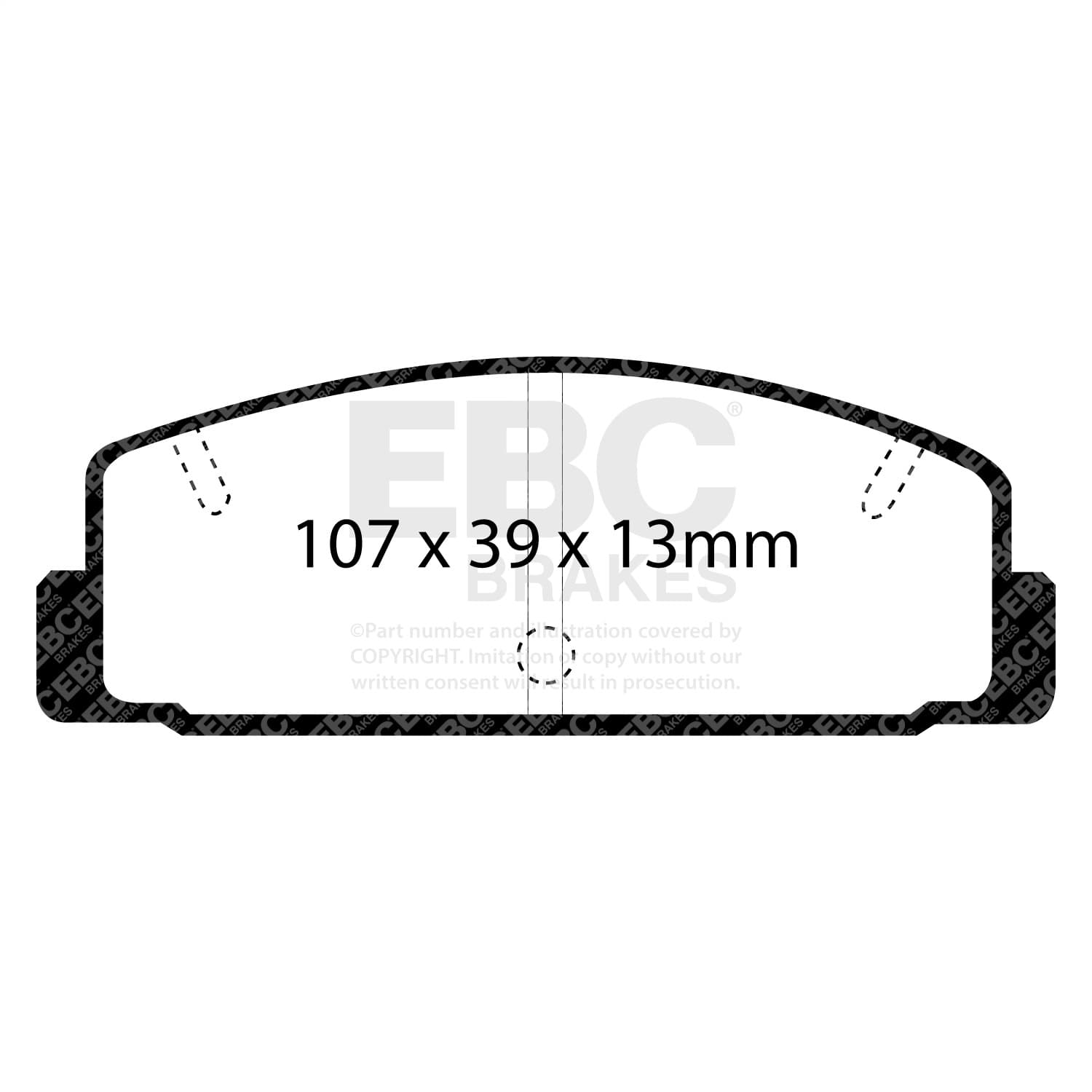 EBC Brakes - DP5729NDX - Disc Brake Pad image 5