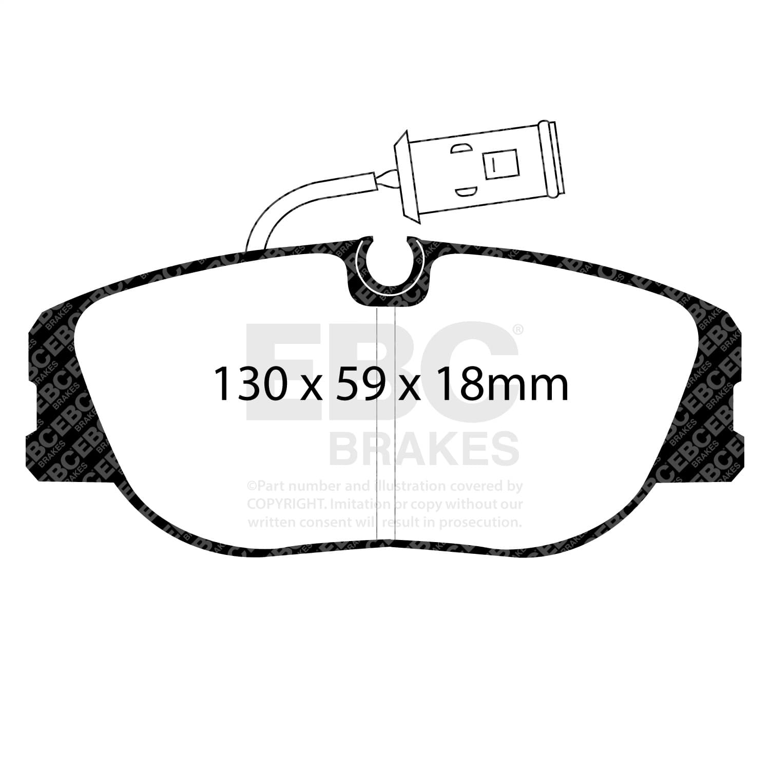 EBC Brakes - DP2733/3 - Disc Brake Pad image 2