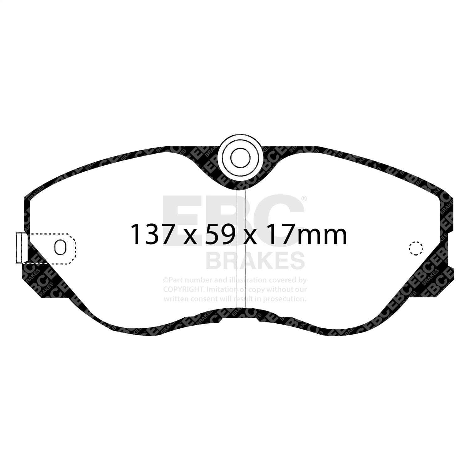 EBC Brakes - DP3736C - Disc Brake Pad image 3