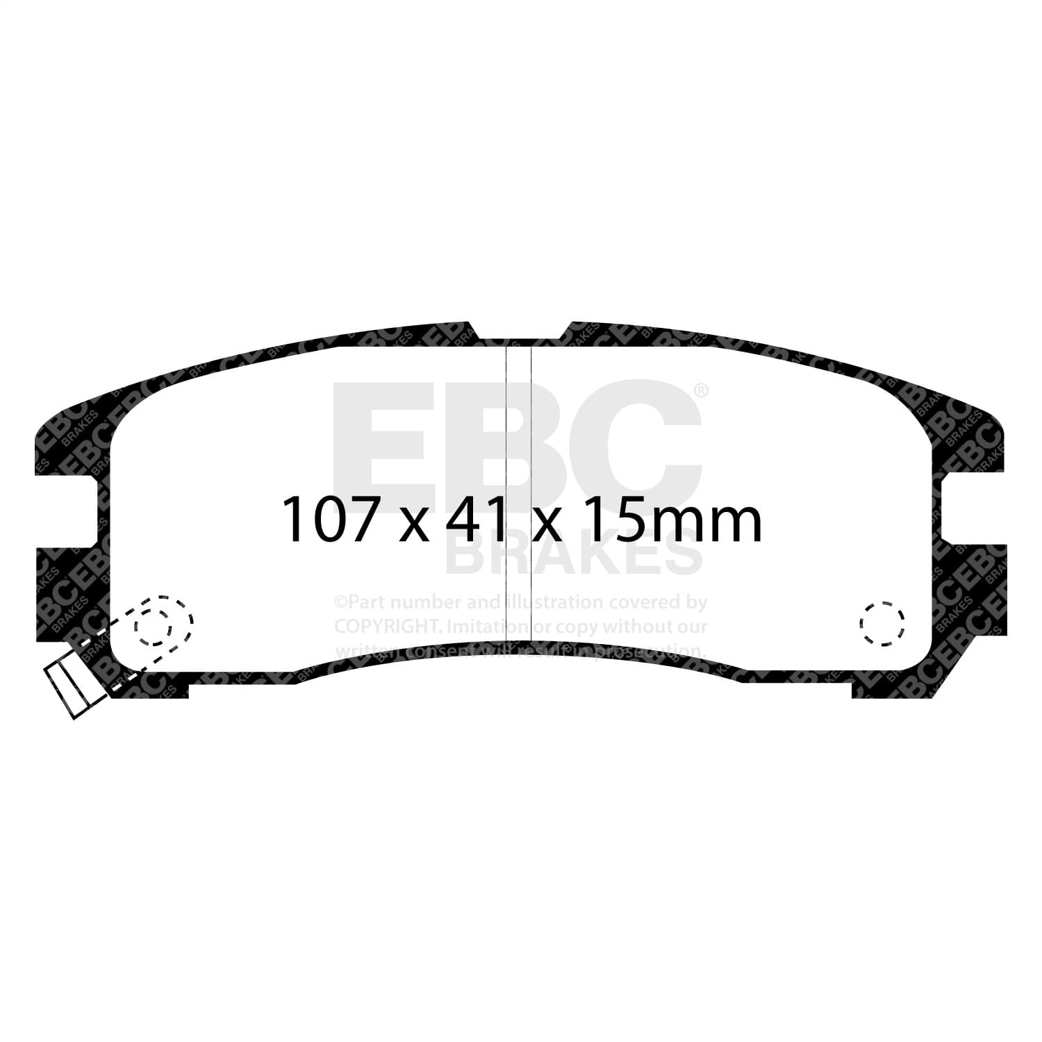 EBC Brakes - DP3738C - Disc Brake Pad image 4