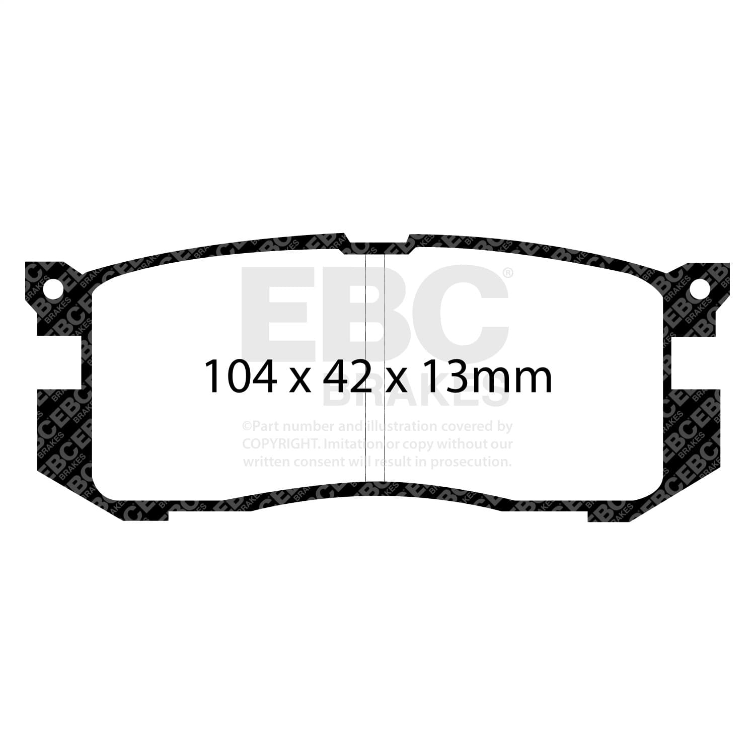 EBC Brakes - UD400 - Disc Brake Pad image 4