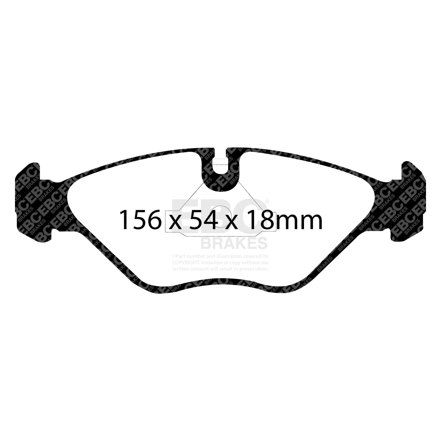 EBC Brakes - UD403 - Disc Brake Pad image 4