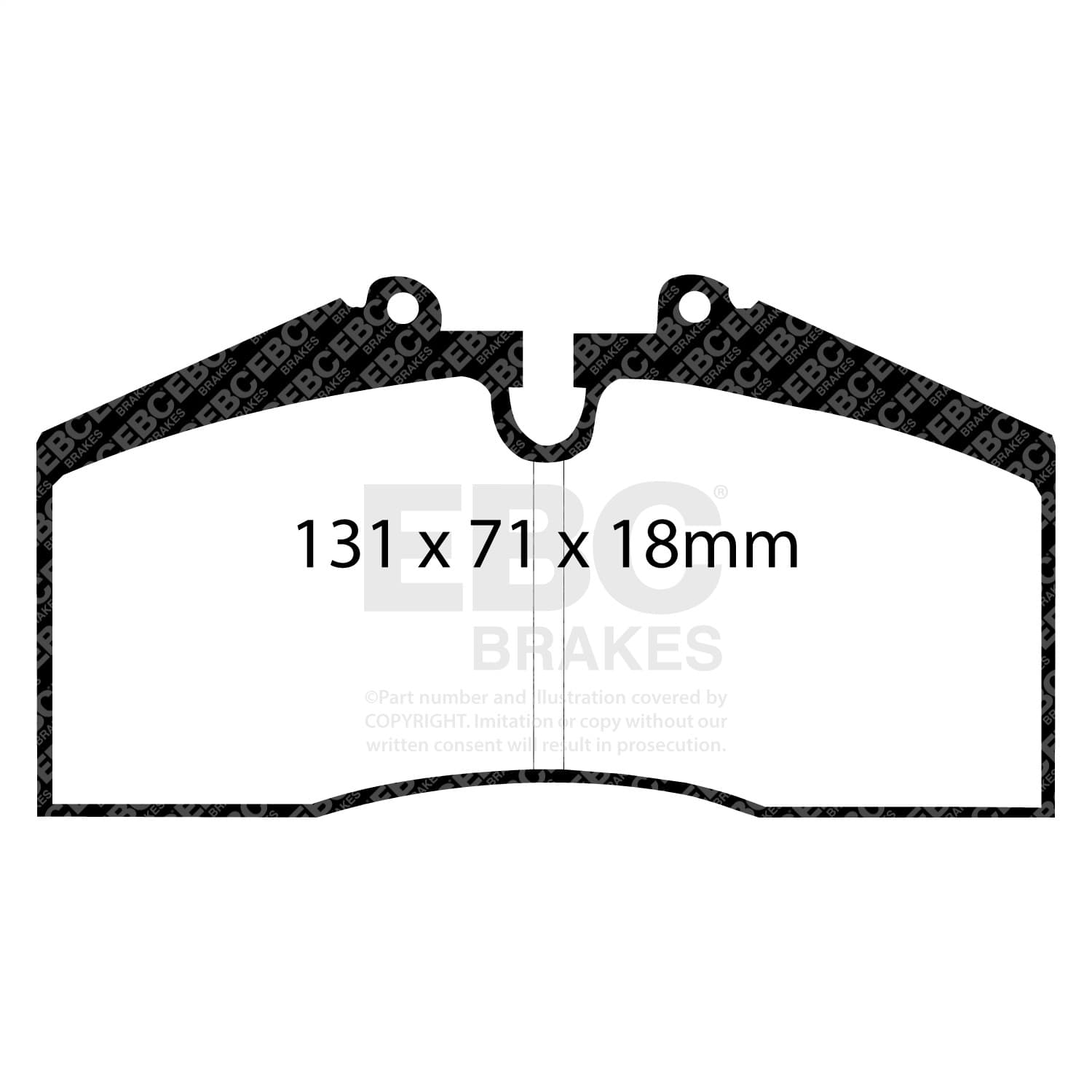 EBC Brakes - DP4767R - Disc Brake Pad image 2
