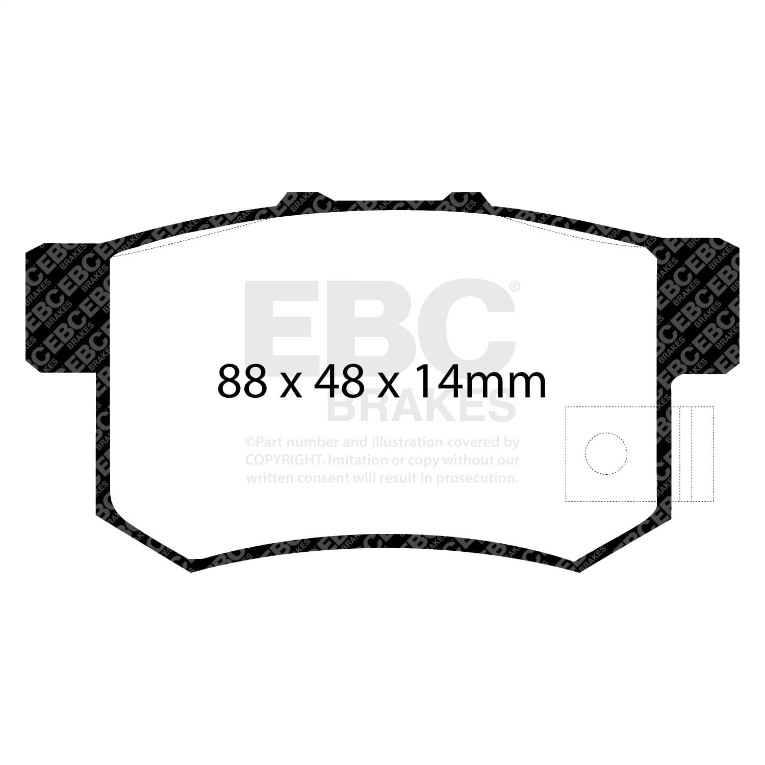 EBC Brakes - DP4781/2R - Disc Brake Pad image 5