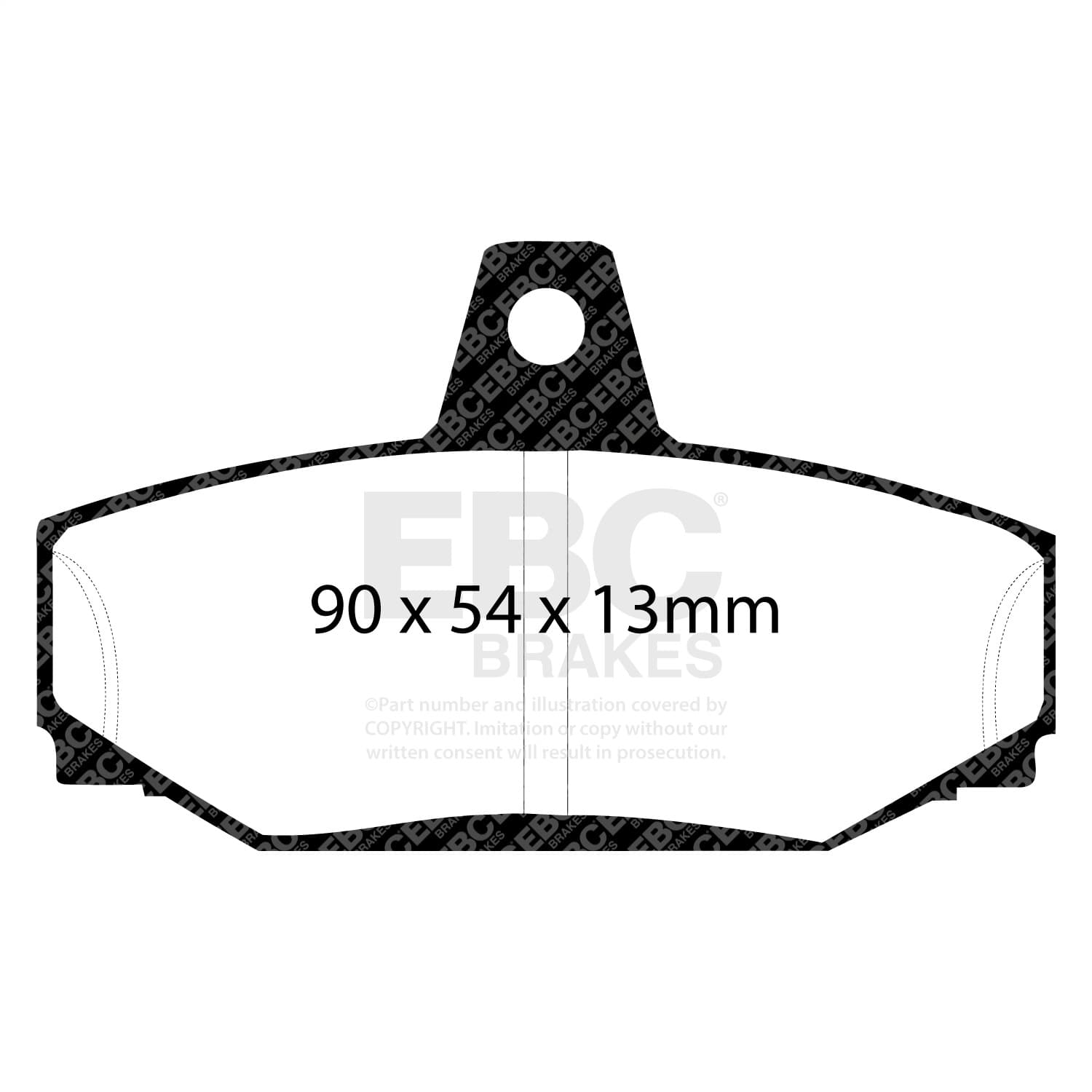 EBC Brakes - DP2793 - Disc Brake Pad image 2