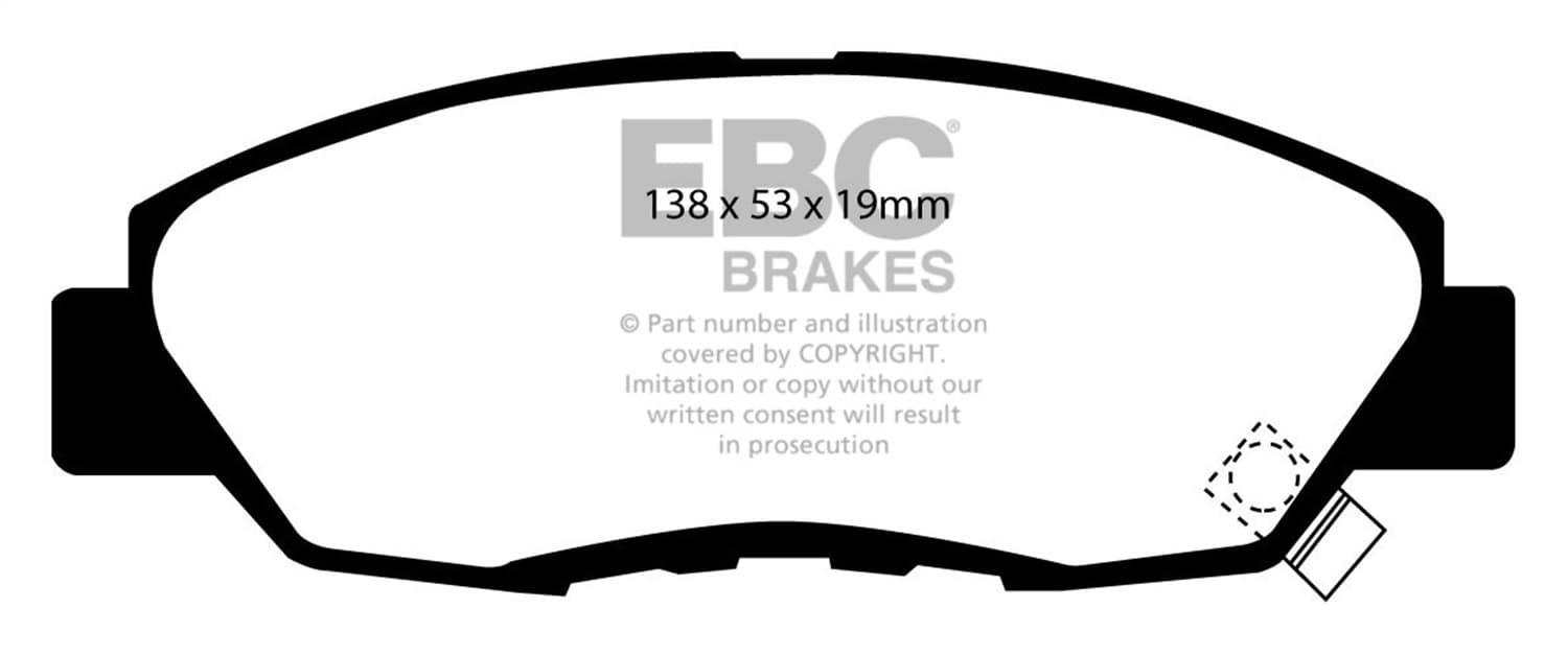 EBC Brakes - DP4812/2R - Disc Brake Pad image 6