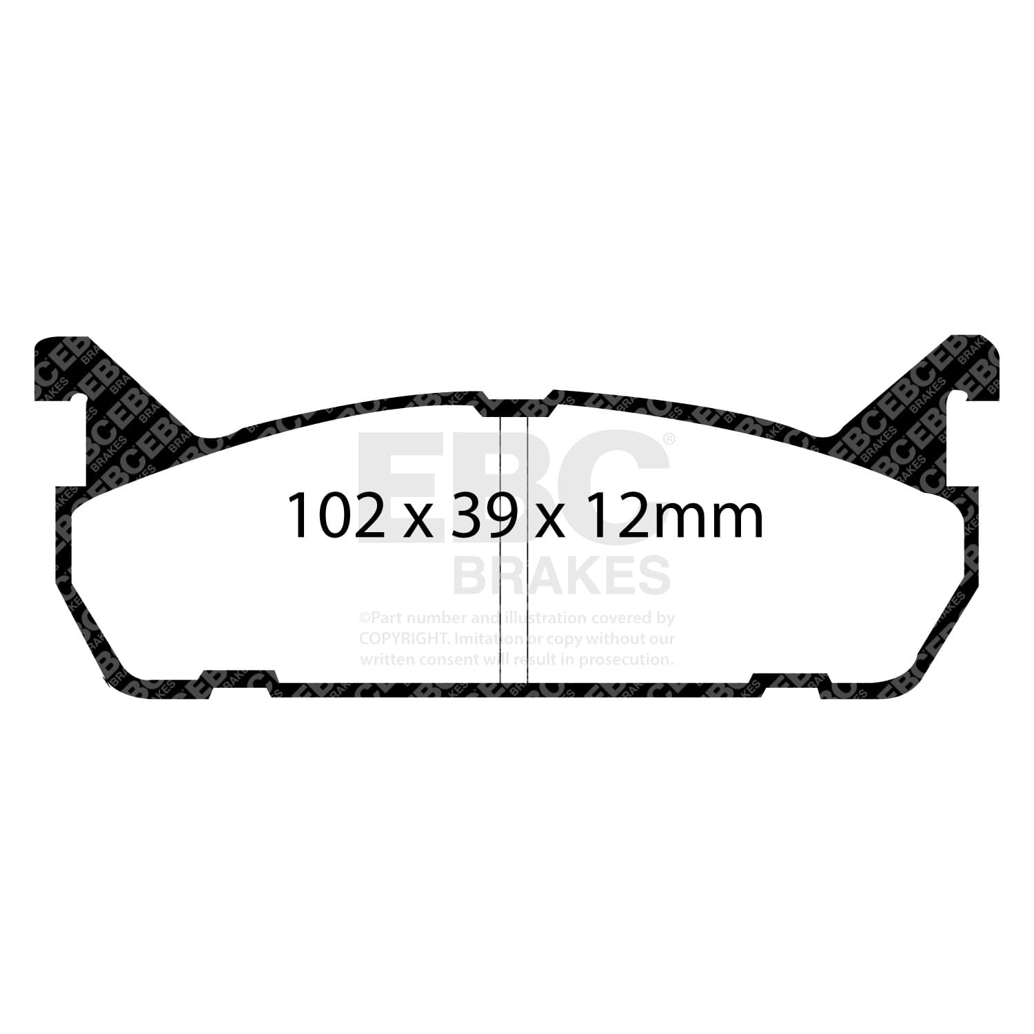 EBC Brakes - DP2828 - Disc Brake Pad image 3