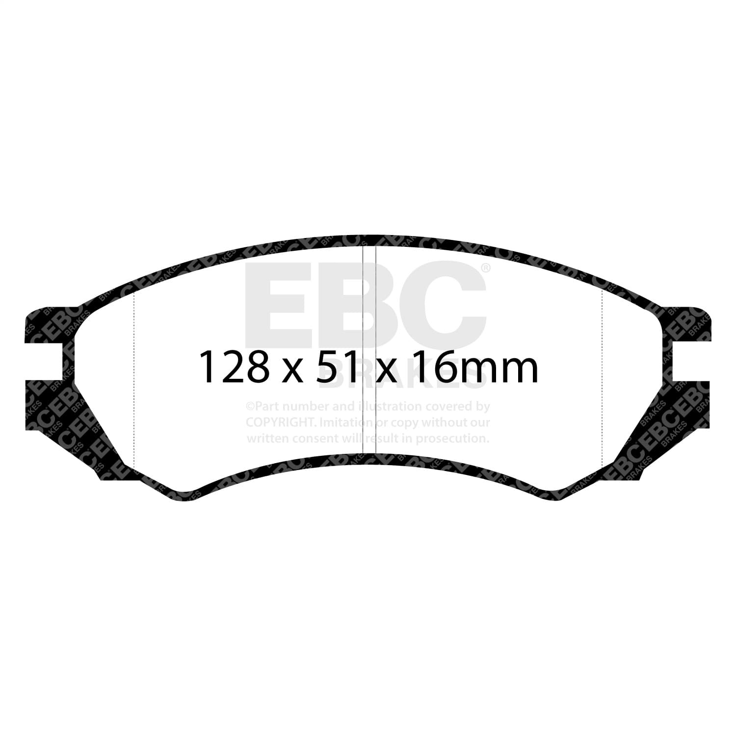EBC Brakes - UD549 - Disc Brake Pad image 4