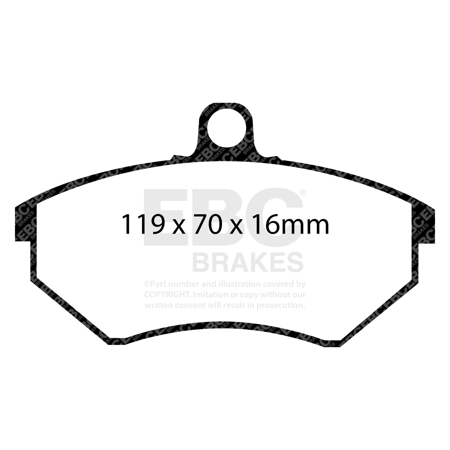 EBC Brakes - S9KF1682 - Front - Disc Brake Pad and Rotor Kit image 4