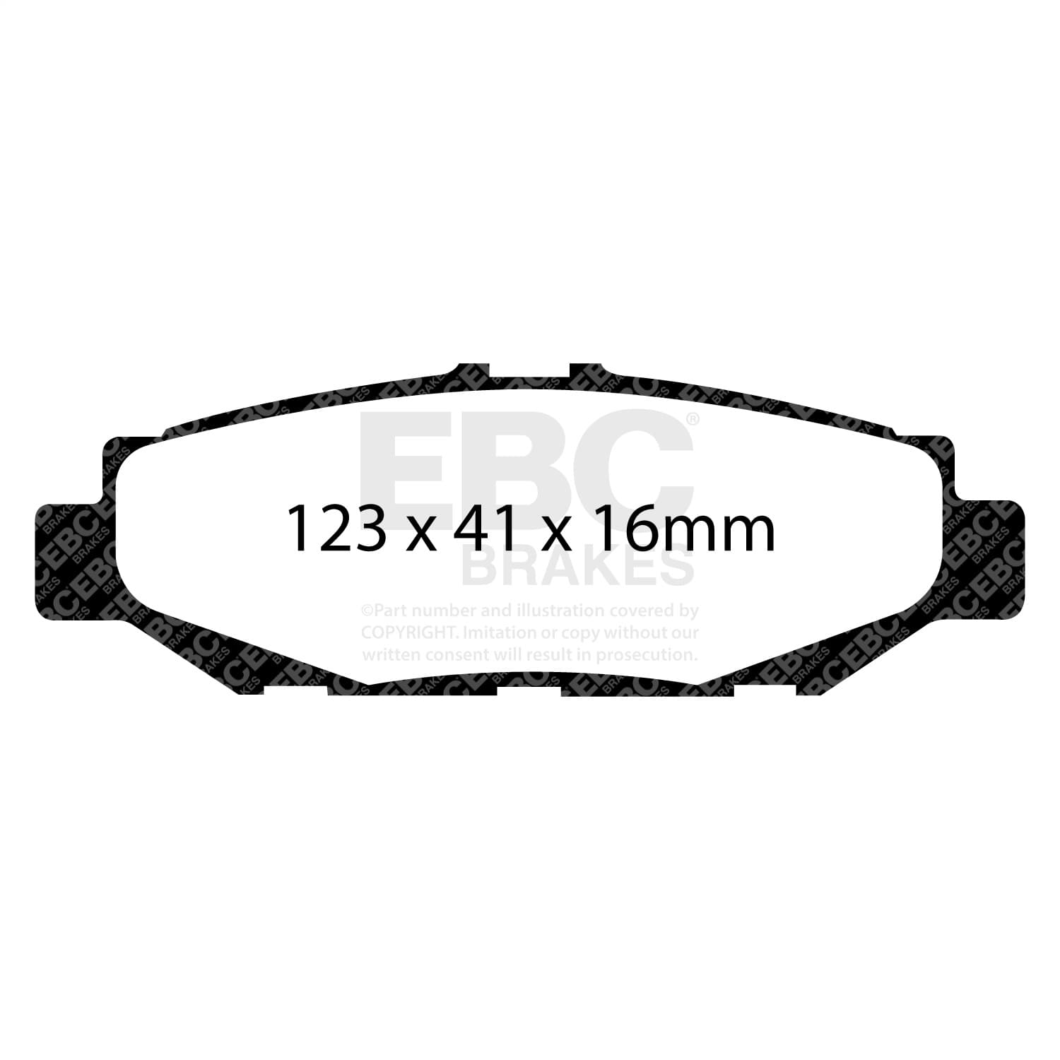EBC Brakes - DP3848C - Disc Brake Pad image 4