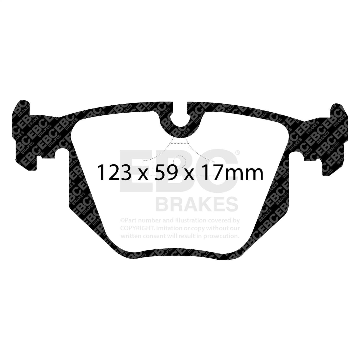 EBC Brakes - DP4871R - Disc Brake Pad image 4