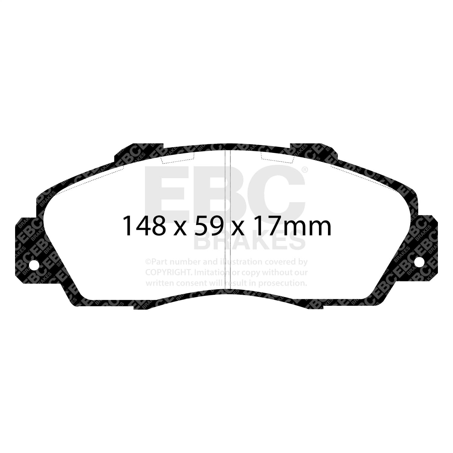 EBC Brakes - DP3872C - Disc Brake Pad image 3