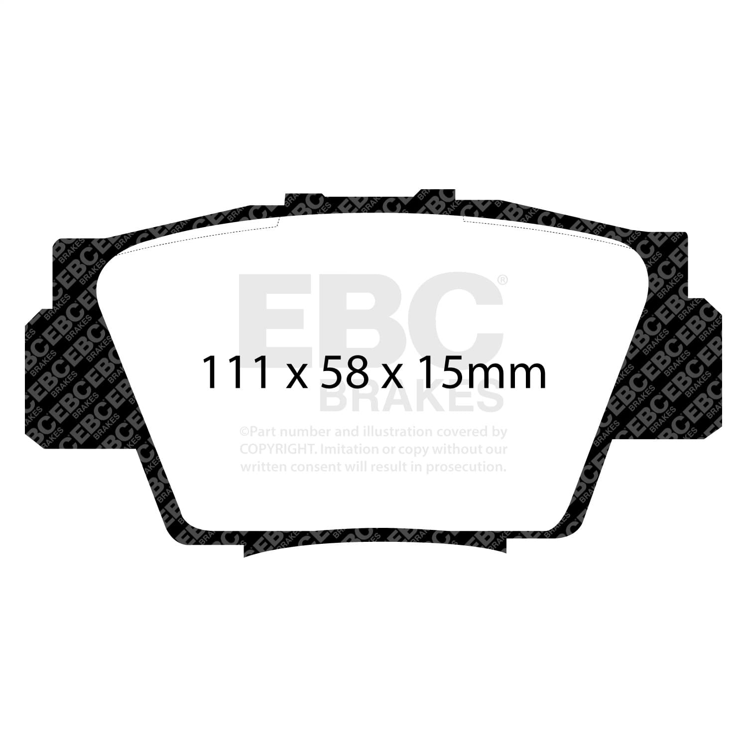 EBC Brakes - DP4873R - Disc Brake Pad image 4