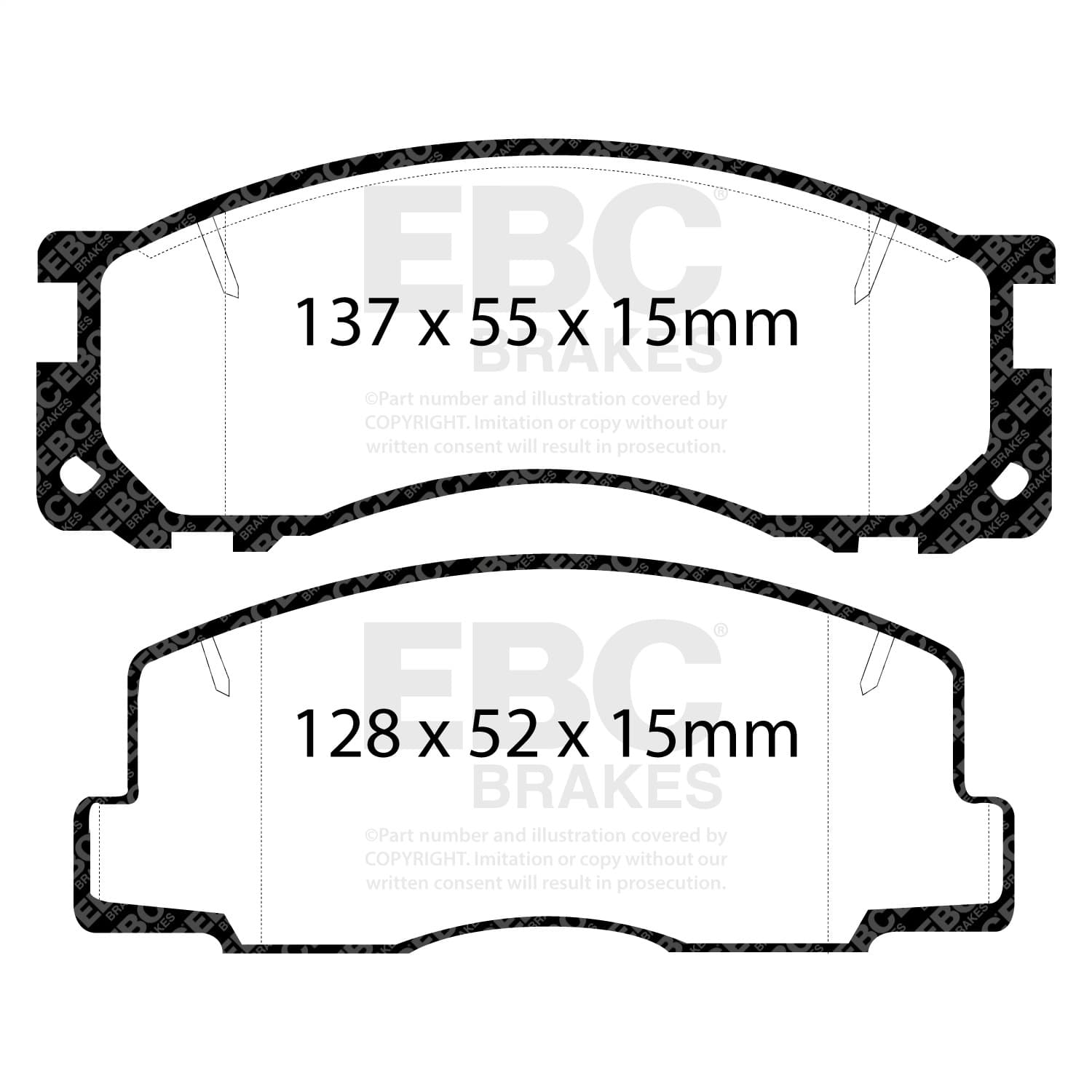 EBC Brakes - UD500 - Disc Brake Pad image 5