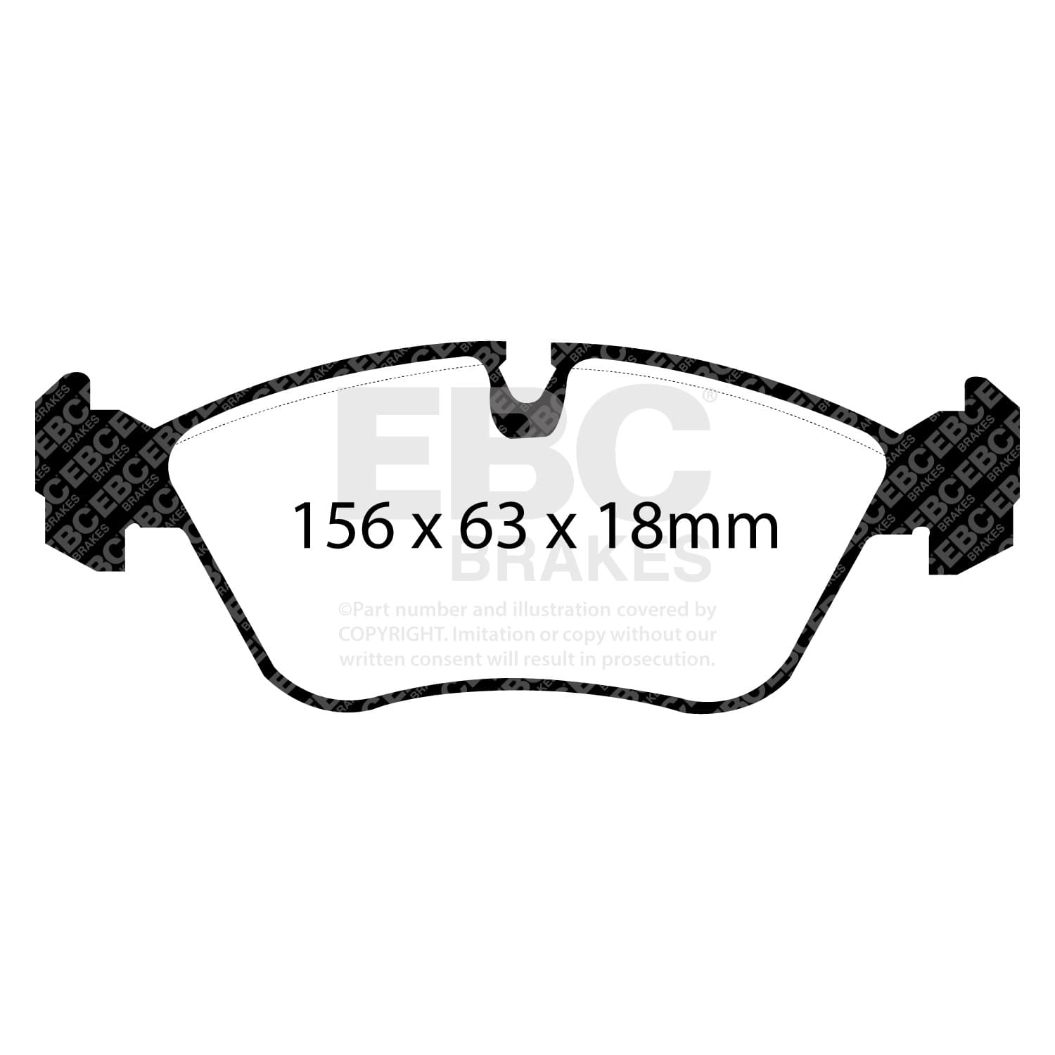 EBC Brakes - DP2880 - Disc Brake Pad image 3