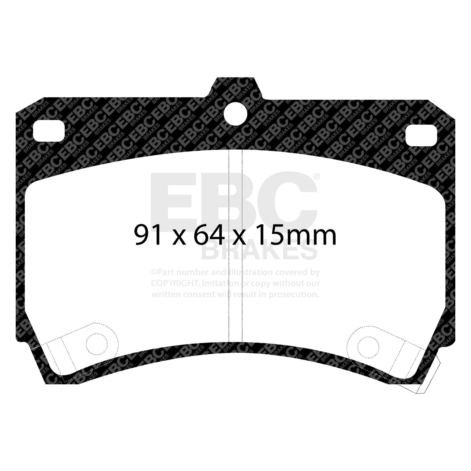 EBC Brakes - DP2884 - Disc Brake Pad image 3