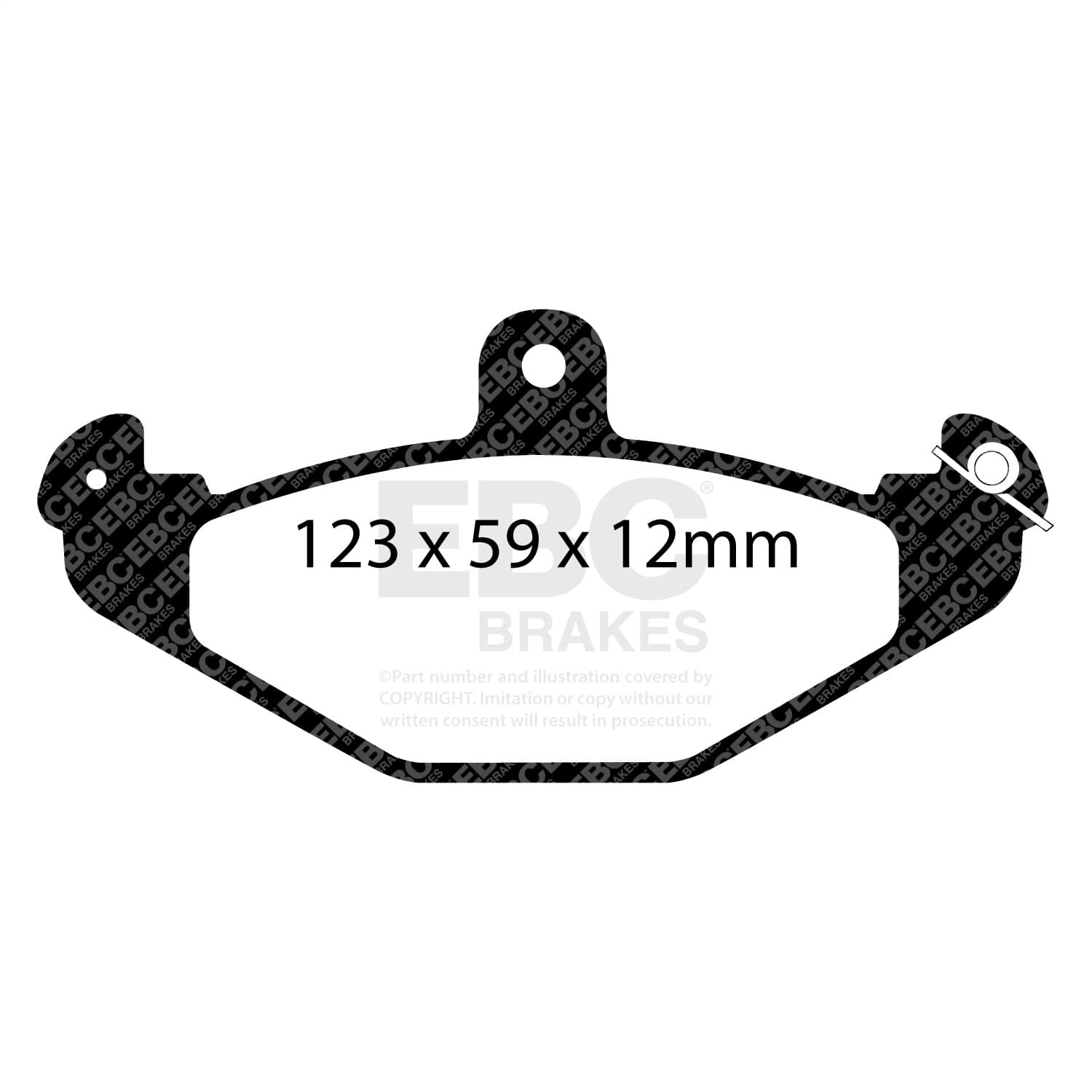 EBC Brakes - DP2885/2 - Disc Brake Pad image 3