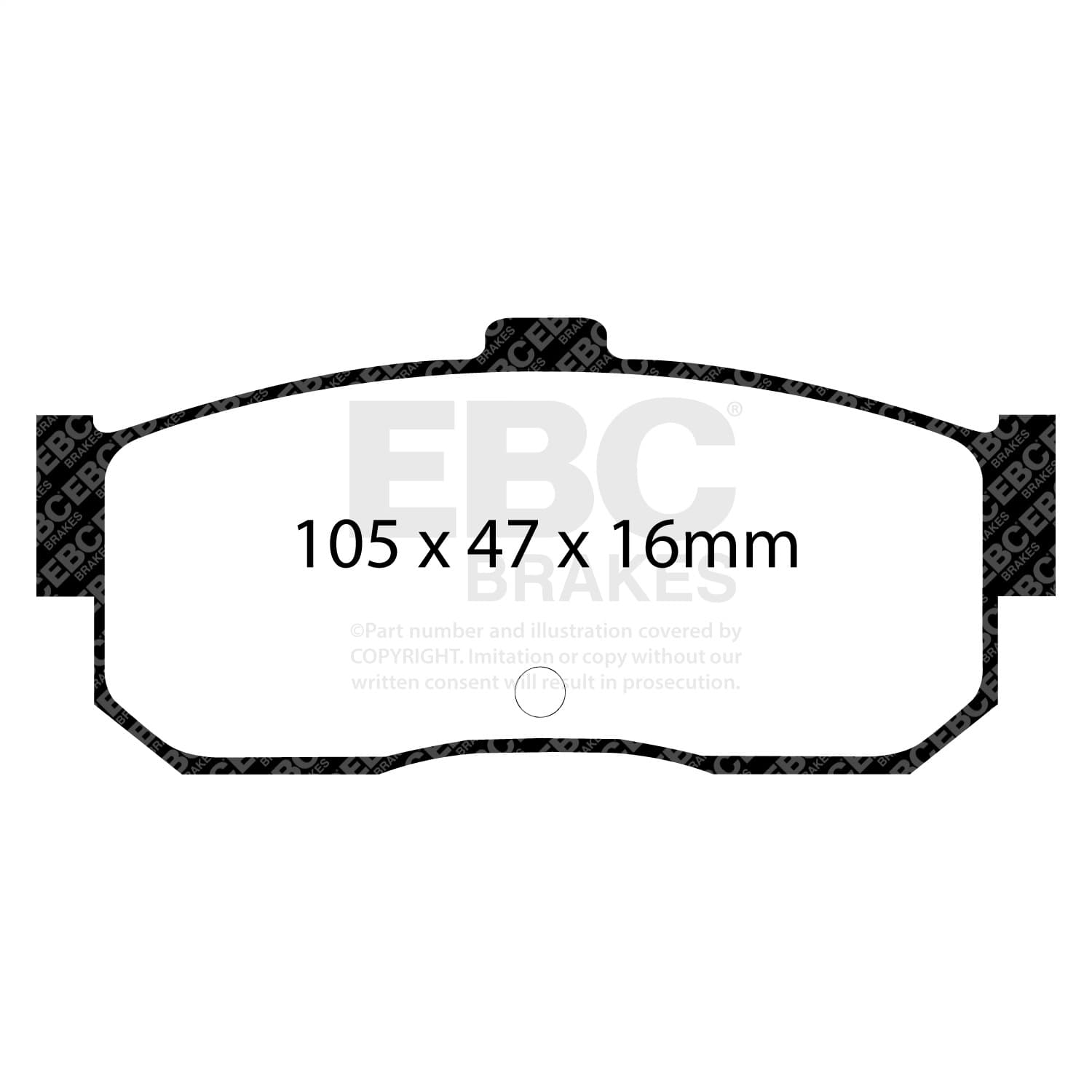 EBC Brakes - DP2889 - Disc Brake Pad image 3