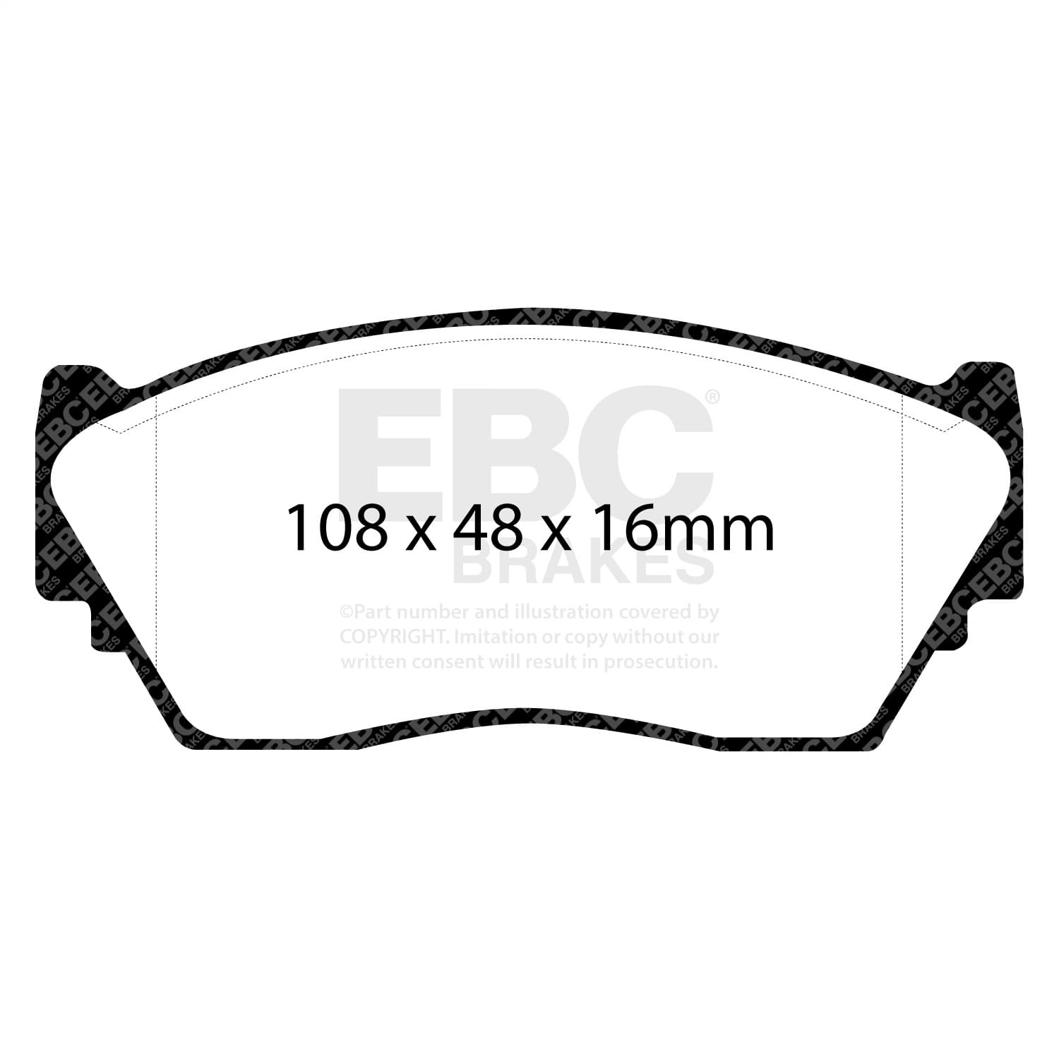 EBC Brakes - DP2892 - Disc Brake Pad image 4