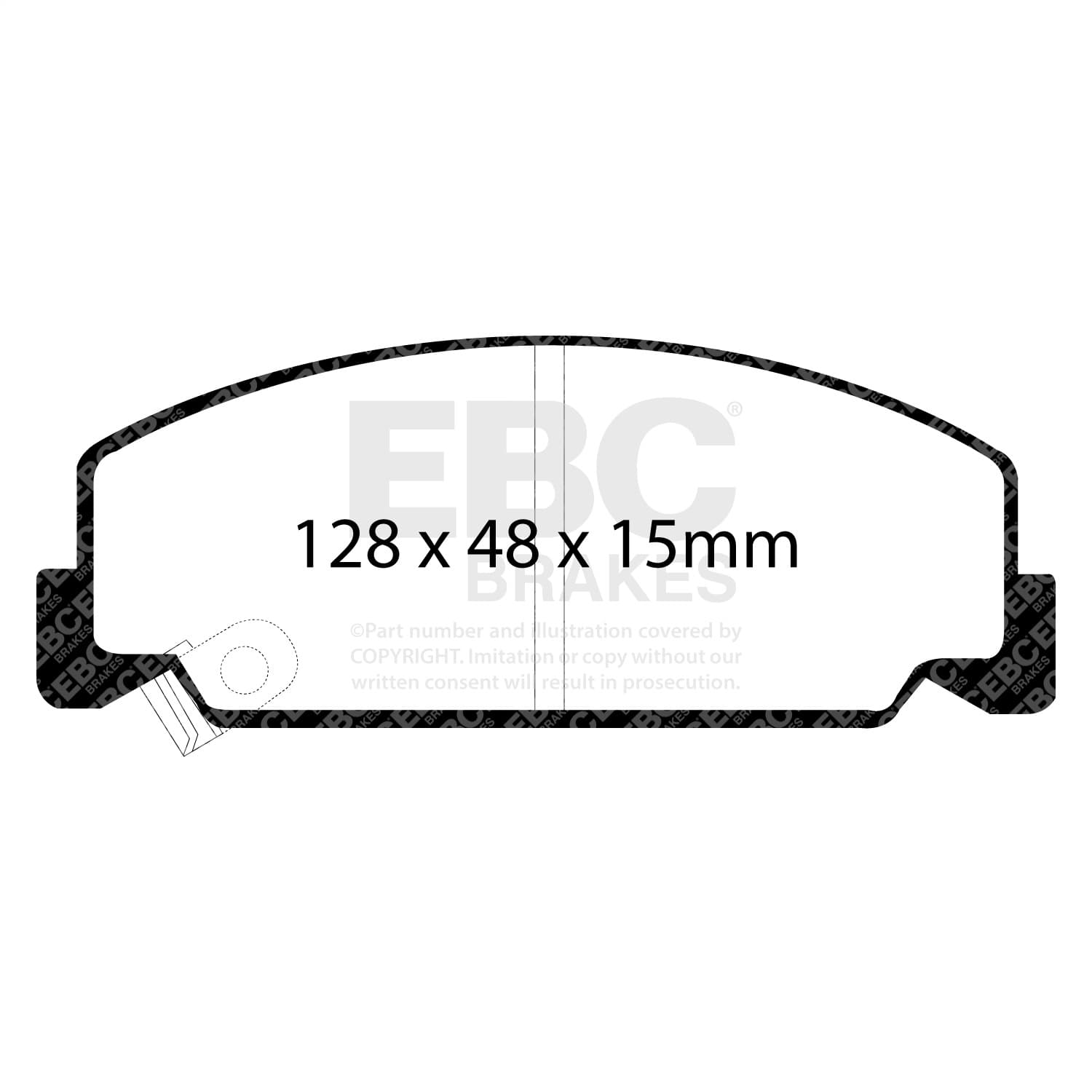 EBC Brakes - DP2911 - Disc Brake Pad image 2