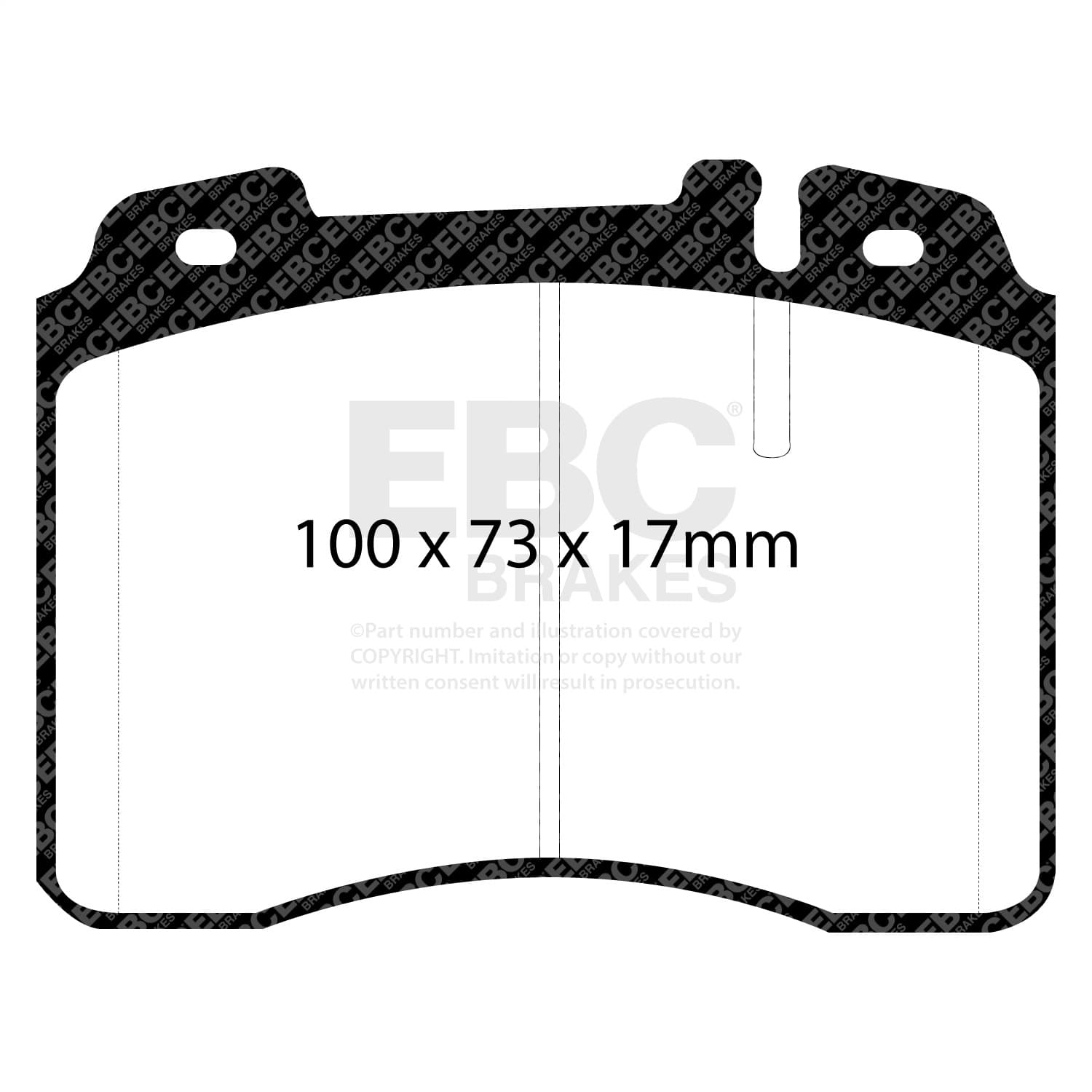 EBC Brakes - DP3927C - Disc Brake Pad image 3