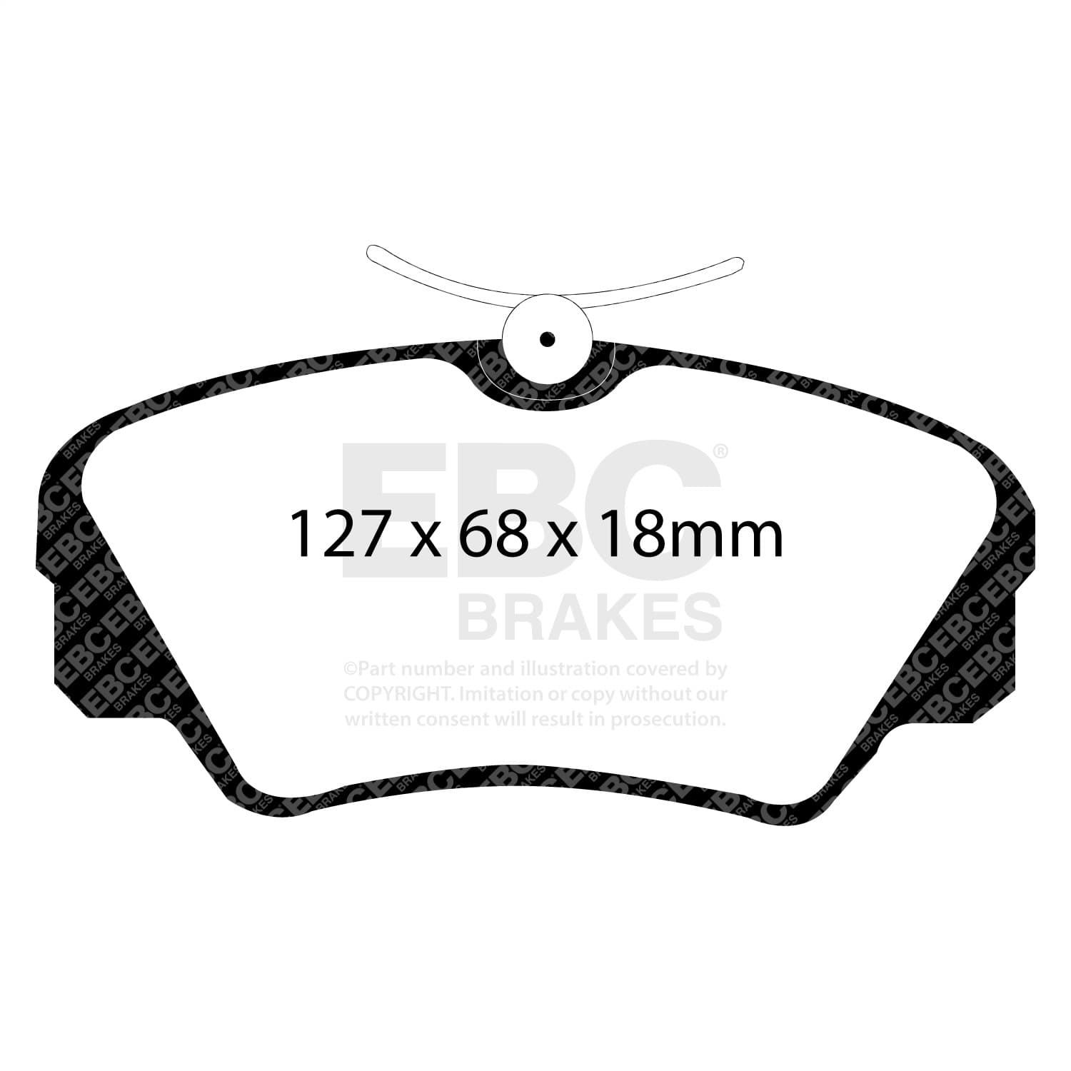 EBC Brakes - UD720 - Disc Brake Pad image 5