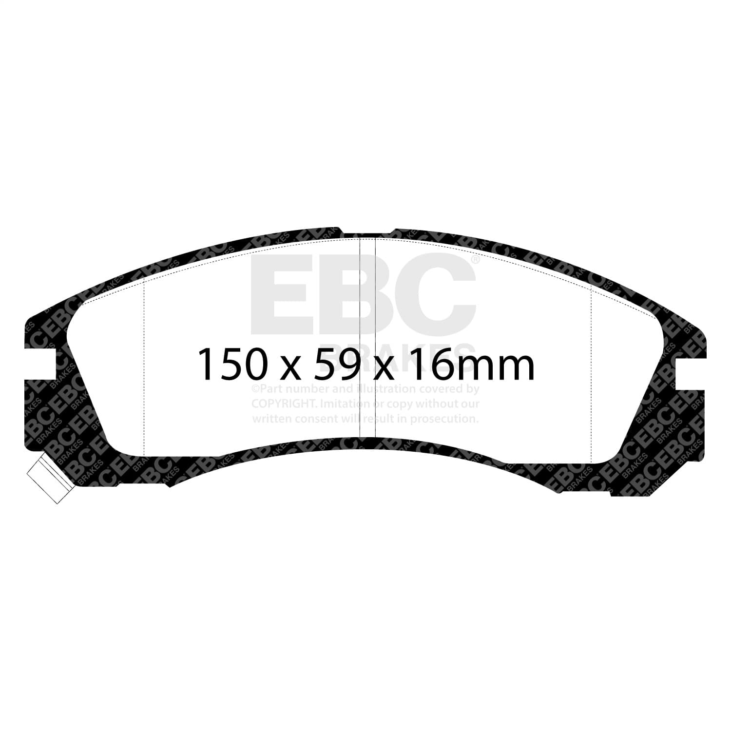 EBC Brakes - DP3954C - Disc Brake Pad image 4