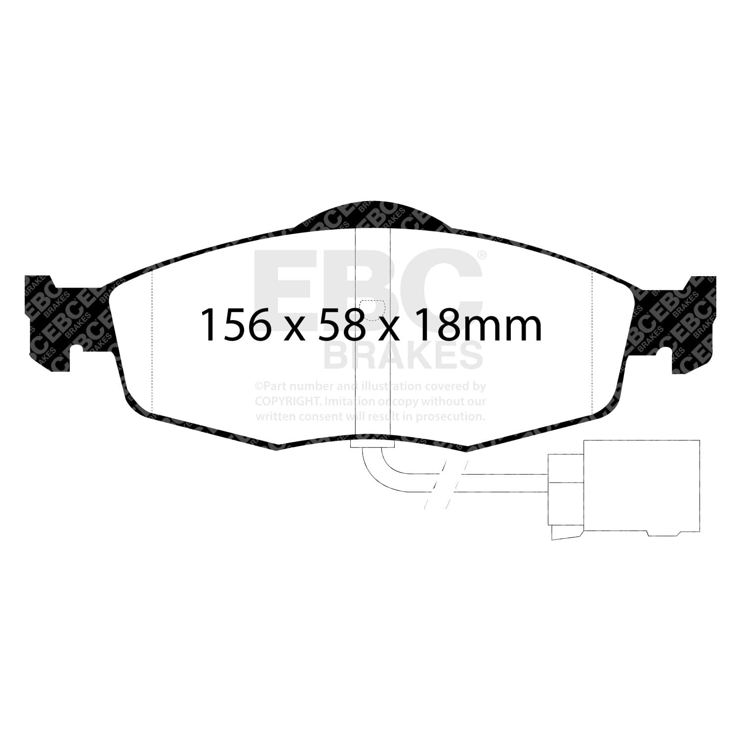 EBC Brakes - DP4955R - Disc Brake Pad image 2