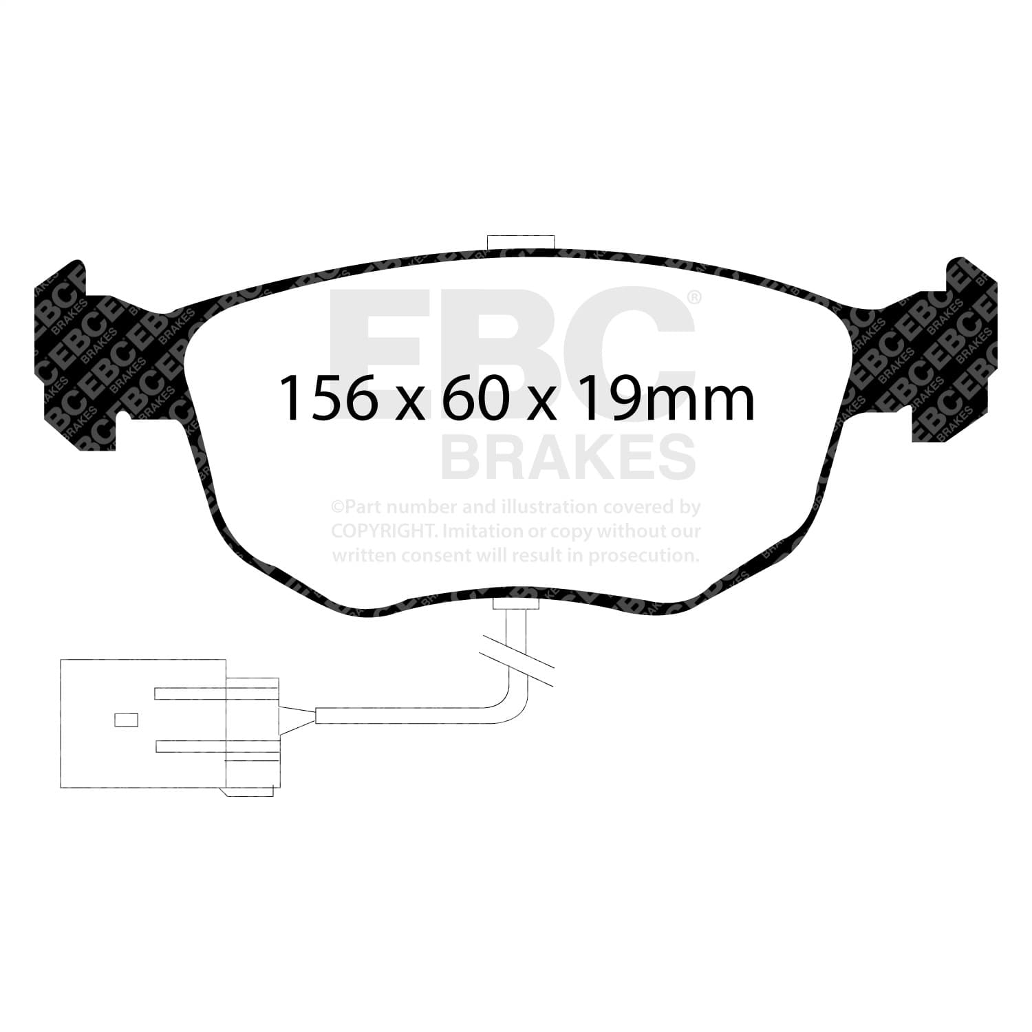 EBC Brakes - DP3956C - Disc Brake Pad image 5