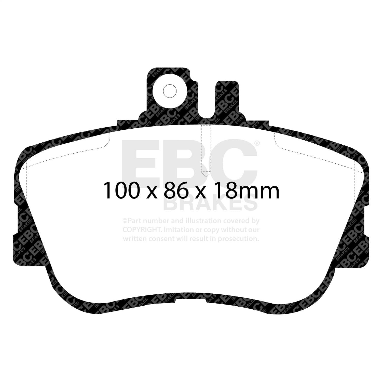 EBC Brakes - UD645 - Disc Brake Pad image 3