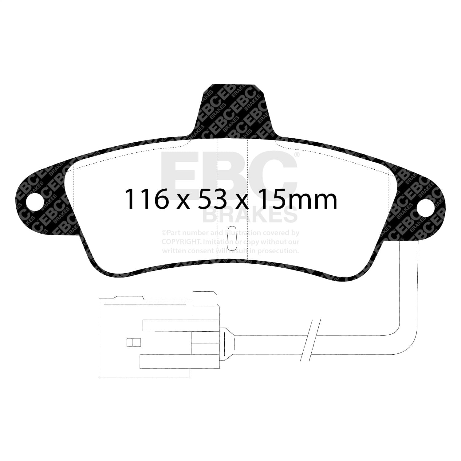 EBC Brakes - DP2965 - Disc Brake Pad image 5