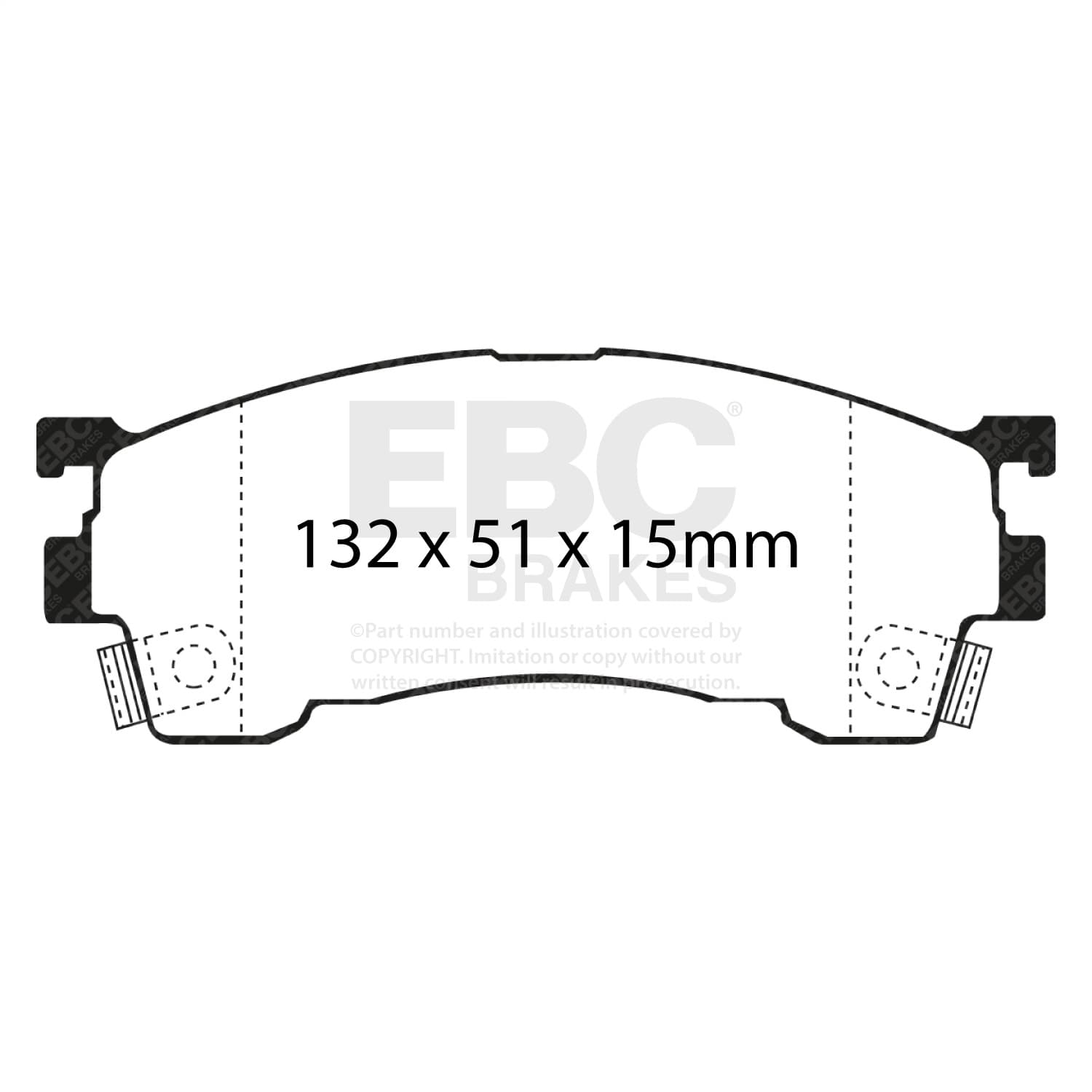EBC Brakes - DP3971C - Disc Brake Pad image 3