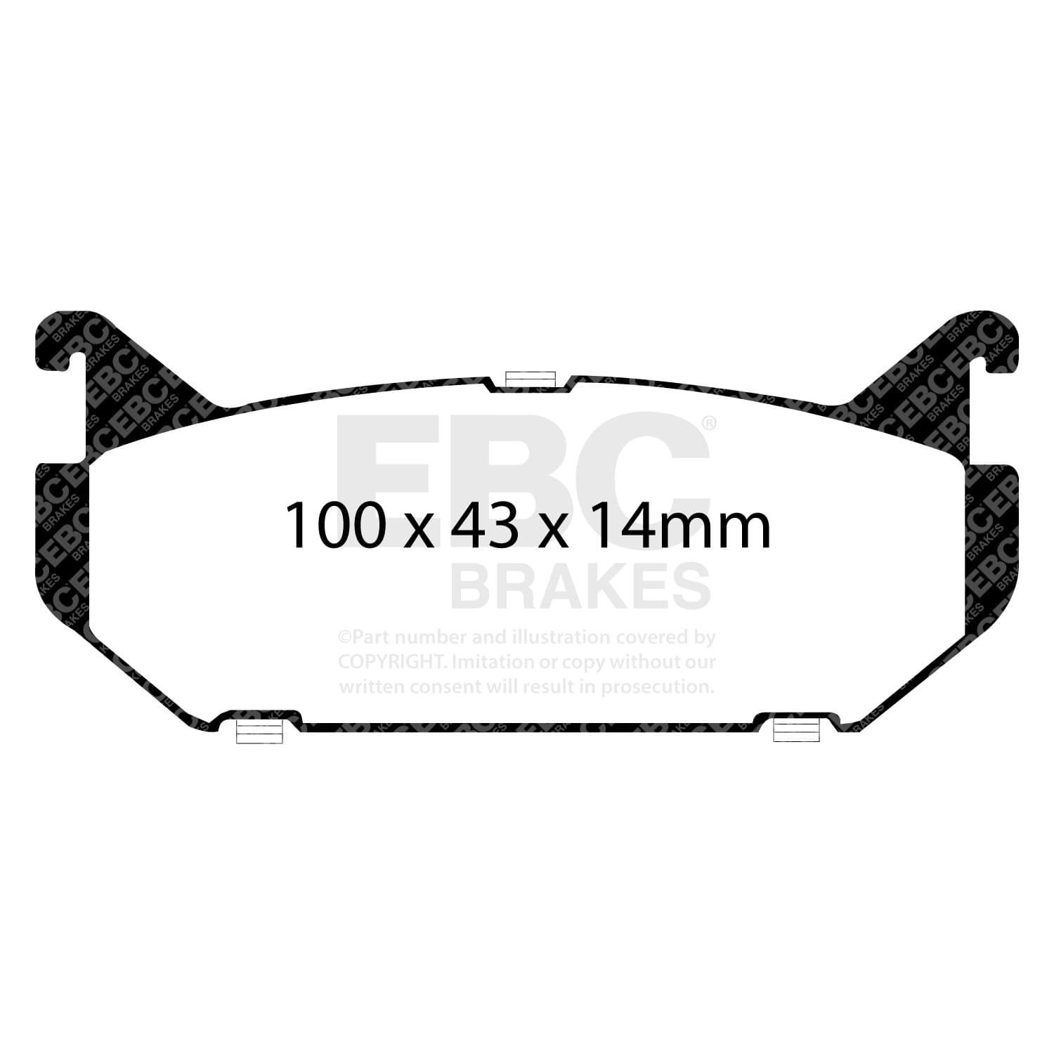 EBC Brakes - DP2972 - Disc Brake Pad image 3