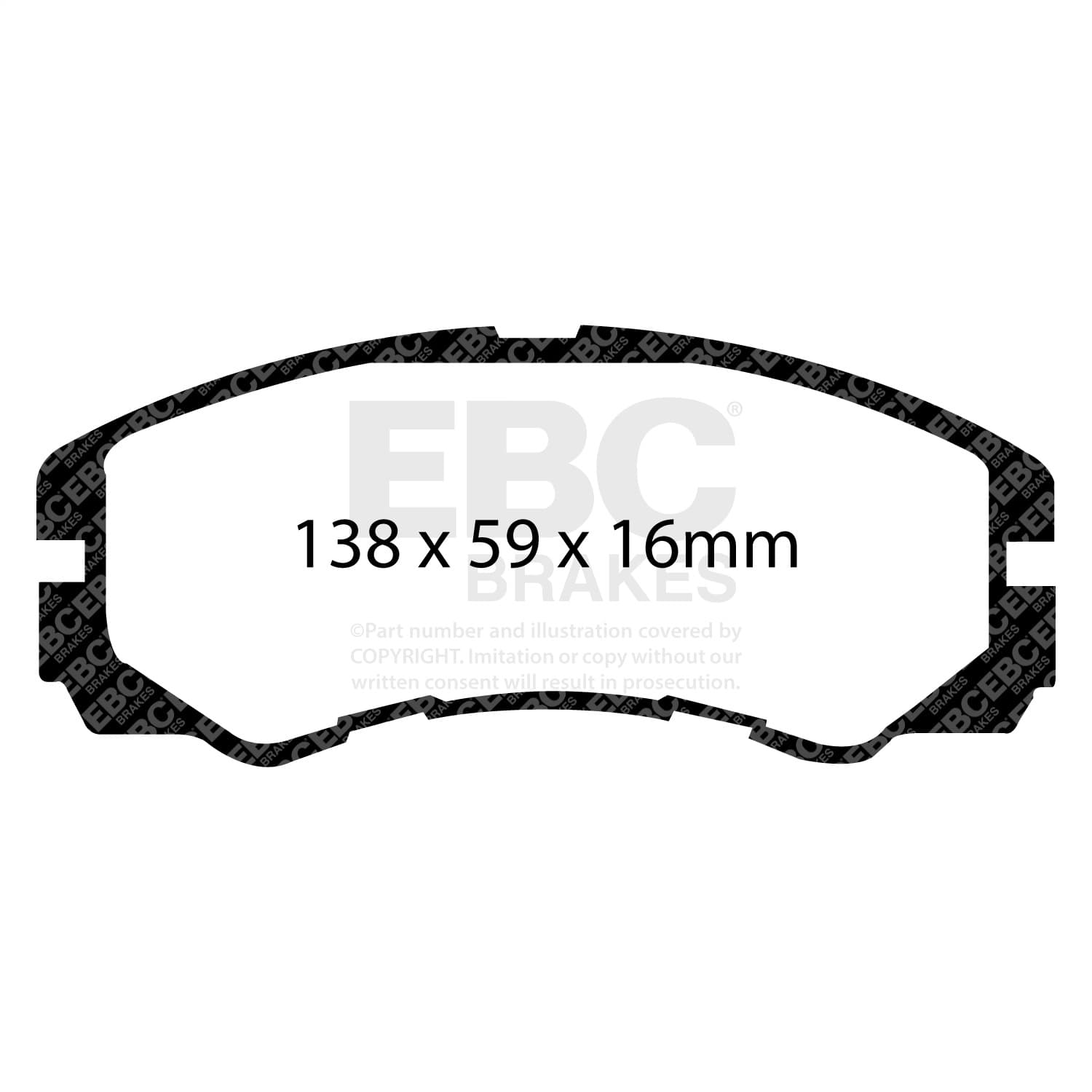 EBC Brakes - UD579 - Disc Brake Pad image 4