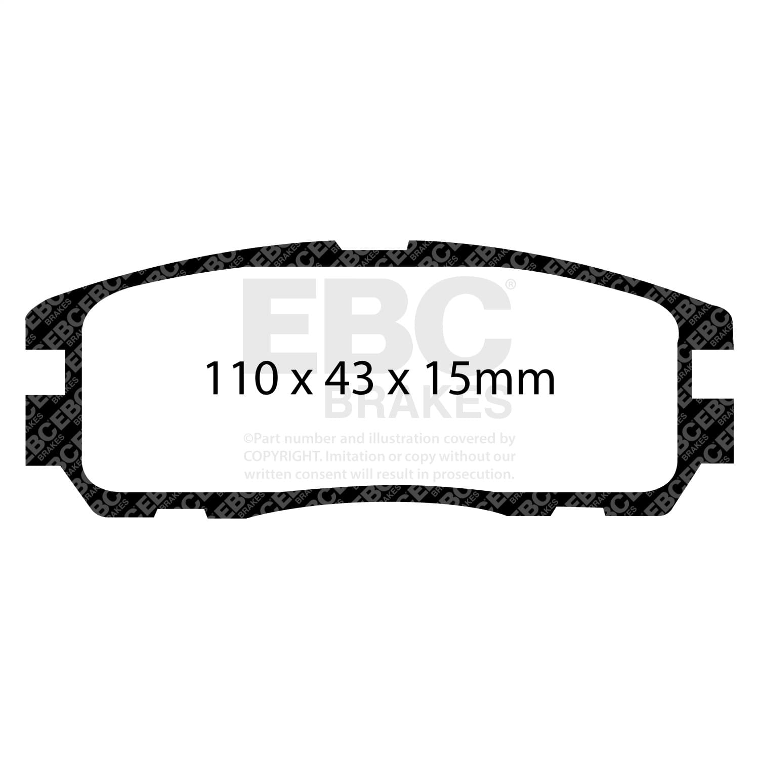 EBC Brakes - DP6974 - Disc Brake Pad image 3