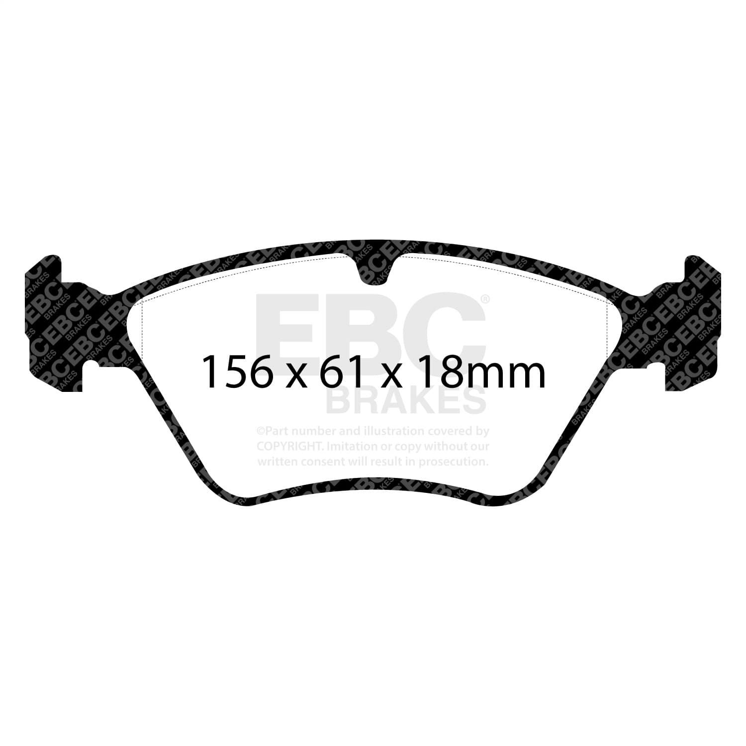 EBC Brakes - DP4976R - Disc Brake Pad image 3