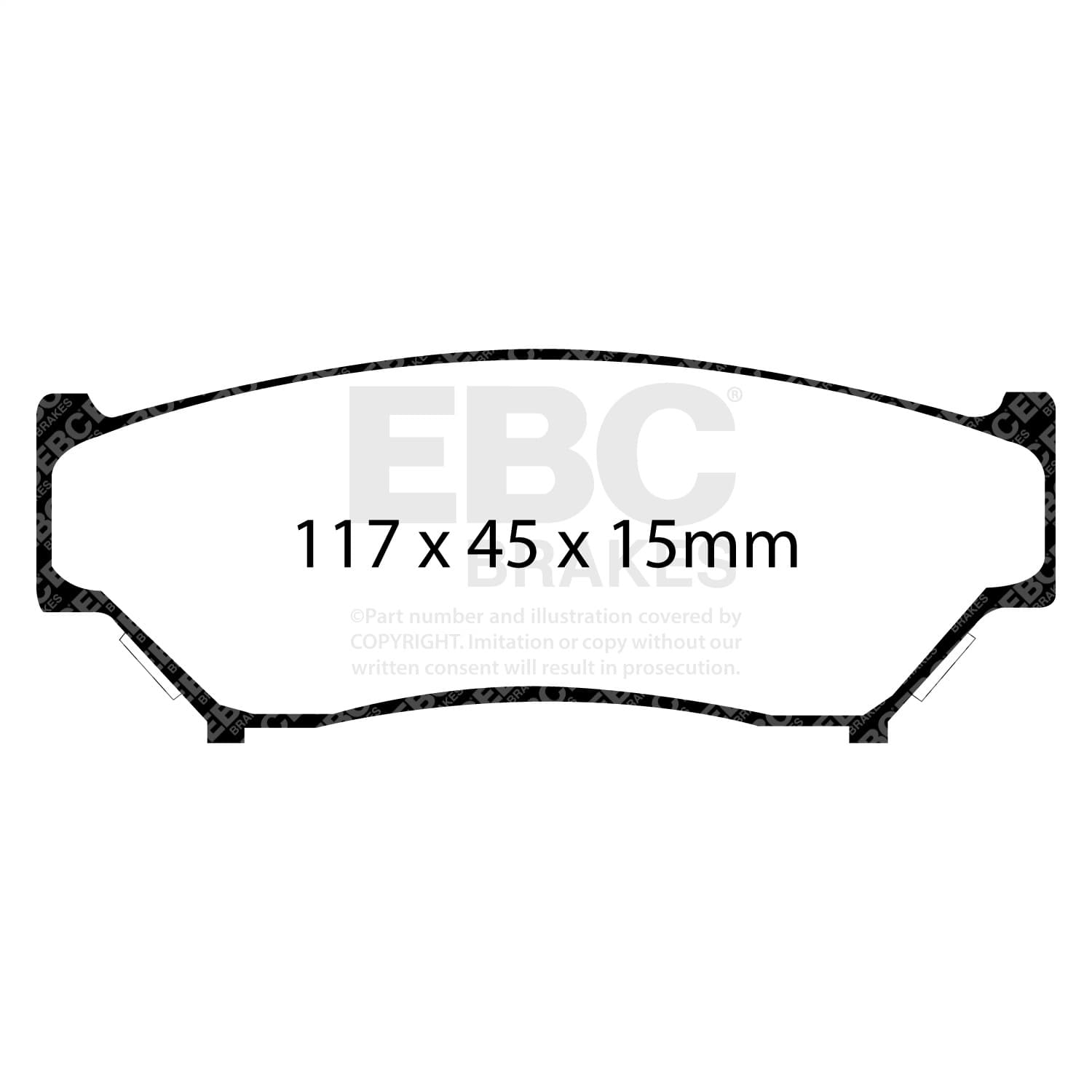 EBC Brakes - DP6979 - Disc Brake Pad image 4