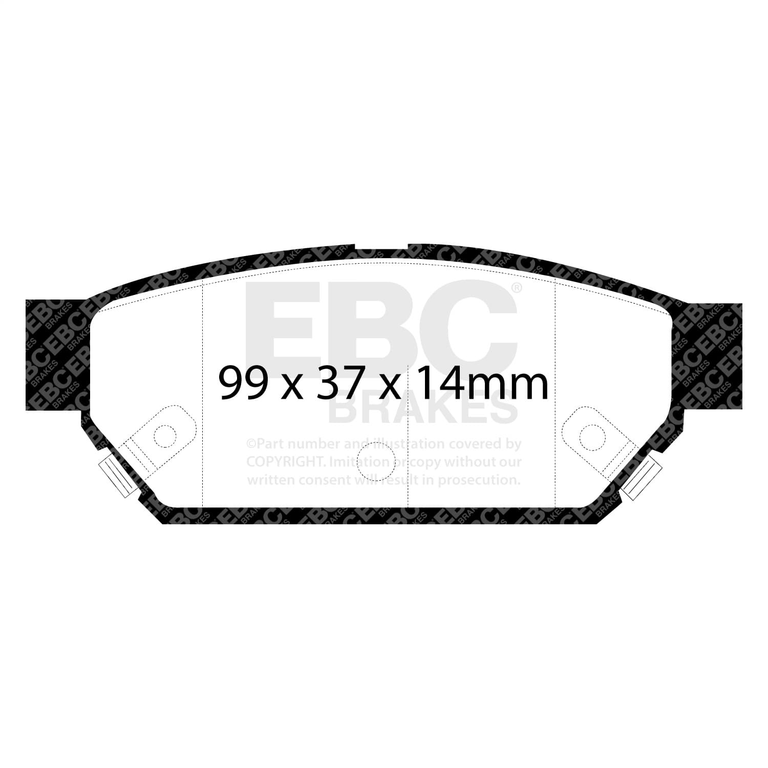 EBC Brakes - DP3986C - Disc Brake Pad image 5