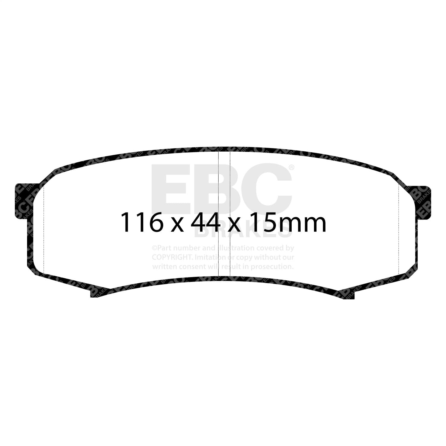EBC Brakes - DP6993 - Disc Brake Pad image 4